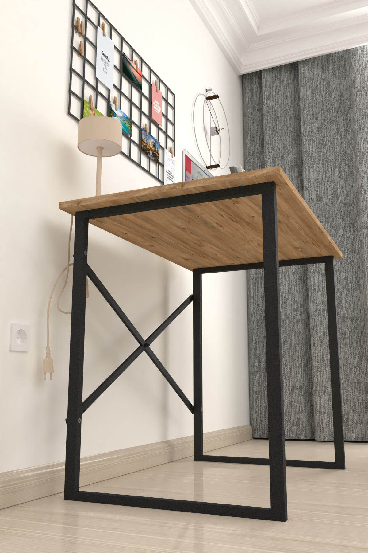 Bofigo Study Desk 60x90 cm Pine