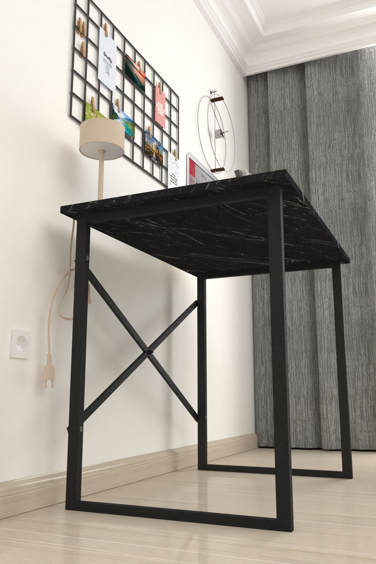 20-01-03 60x90 Cm Metal Study Desk BENDIR