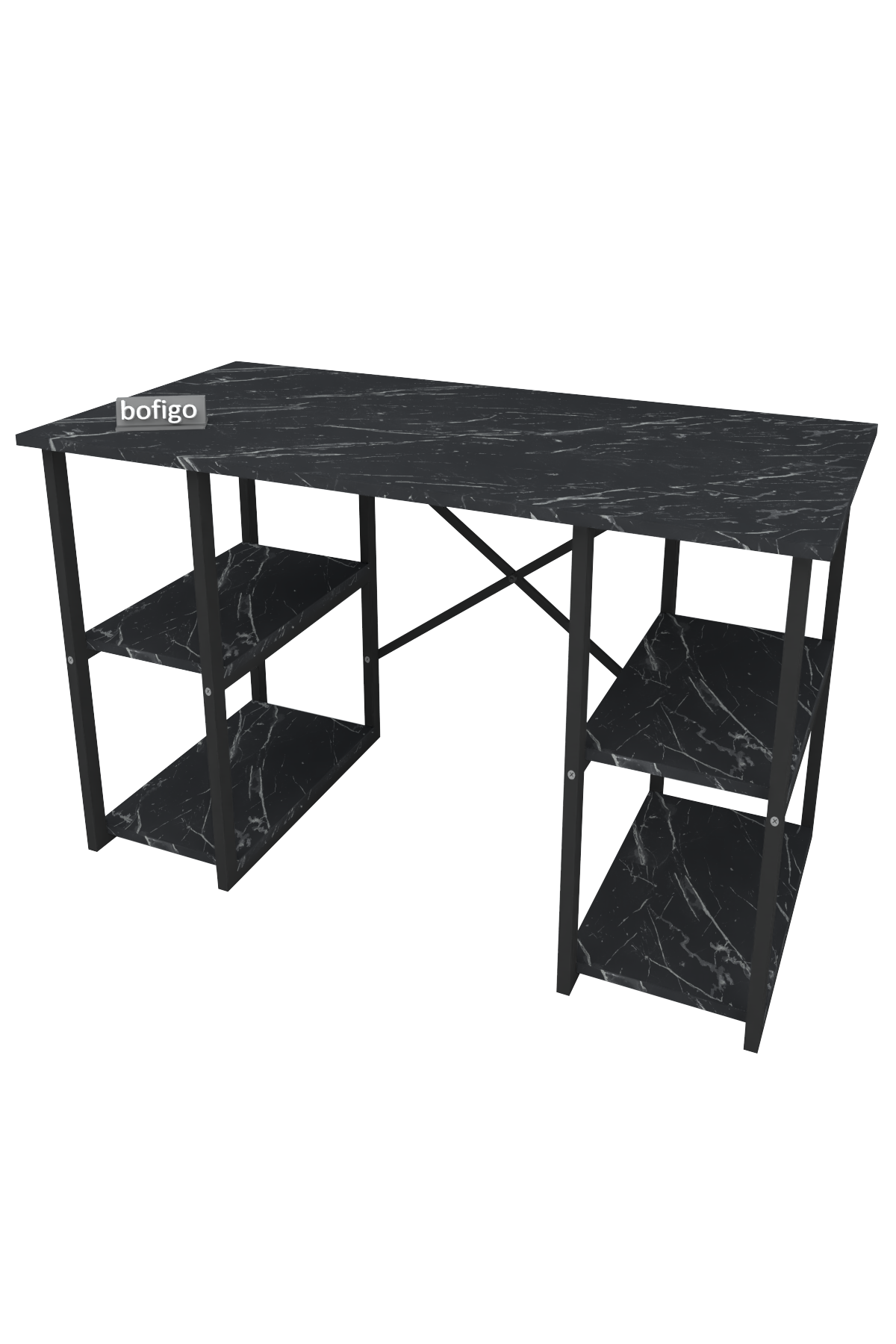 Bofigo 4 Shelf Study Desk 60x120 cm  Bendir