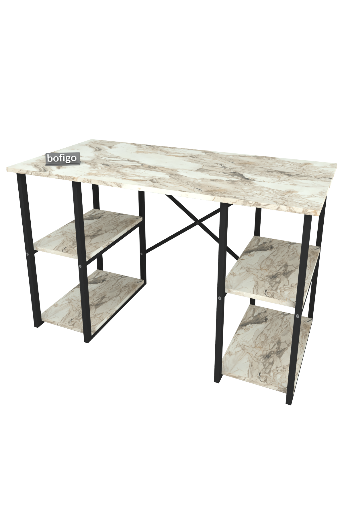 Bofigo 4 Shelf Study Desk 60x120 cm Efes