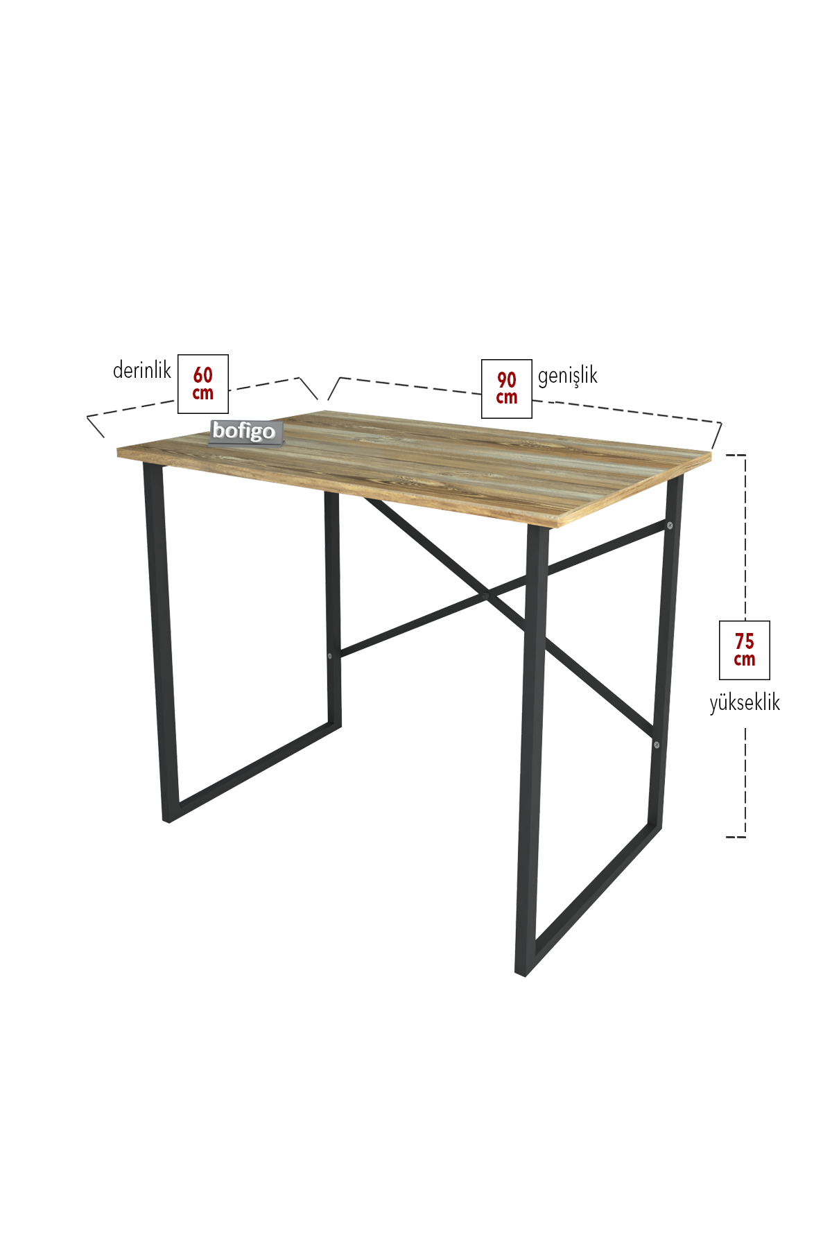 Bofigo Study Desk 60x90 cm Patik