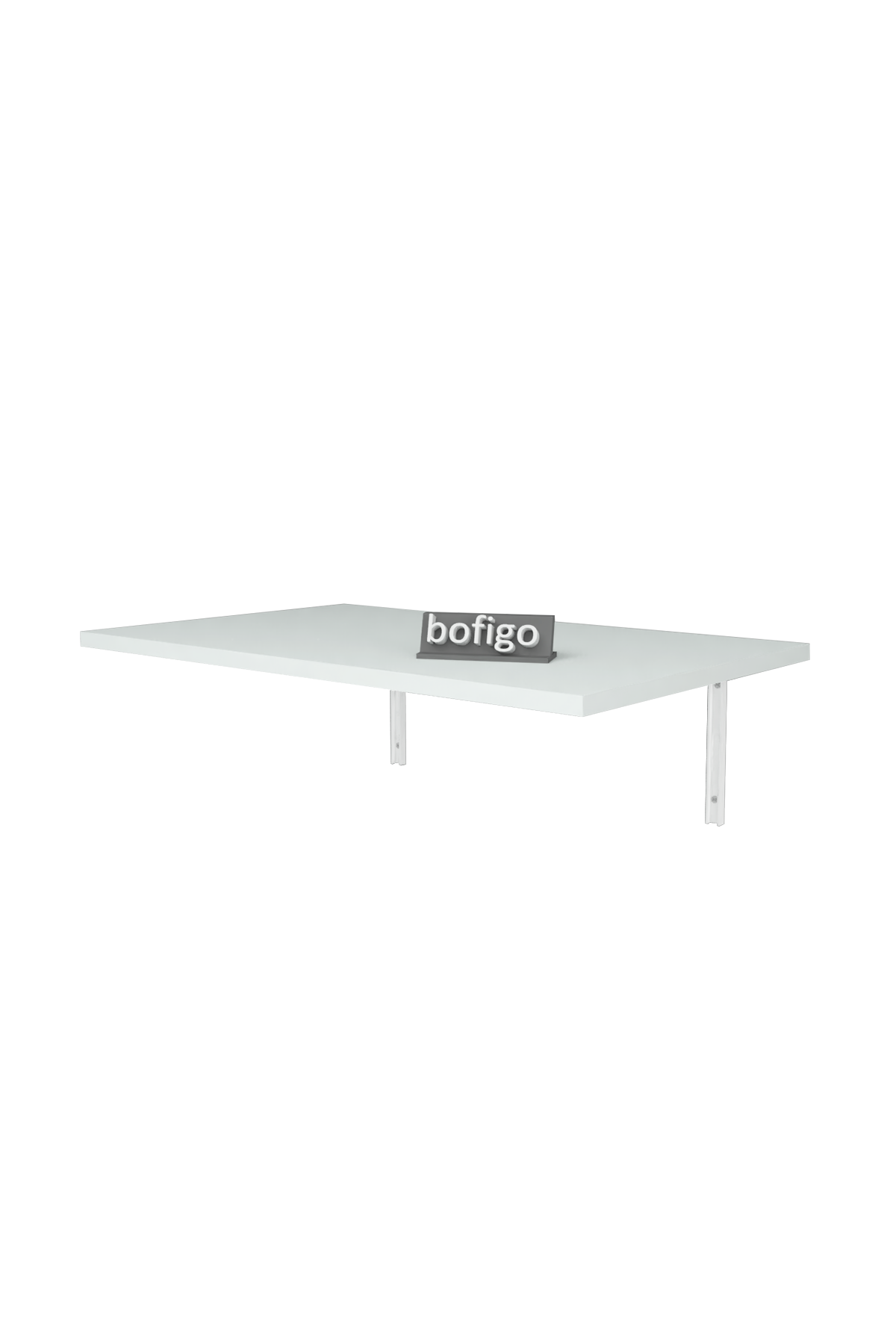 Bofigo 72 x 45 Cm Folding Table Wall Mounted Table Kitchen Table Balcony Table Study Desk