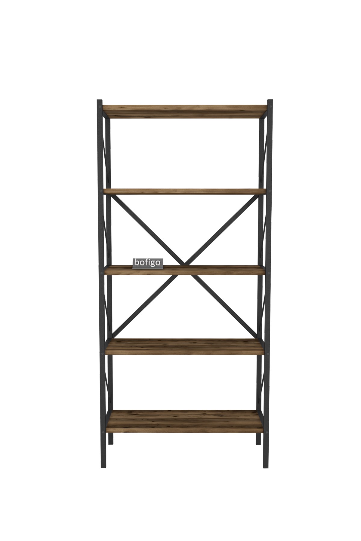 15-01-17 5 Shelves Metal Bookshelf LIDYA