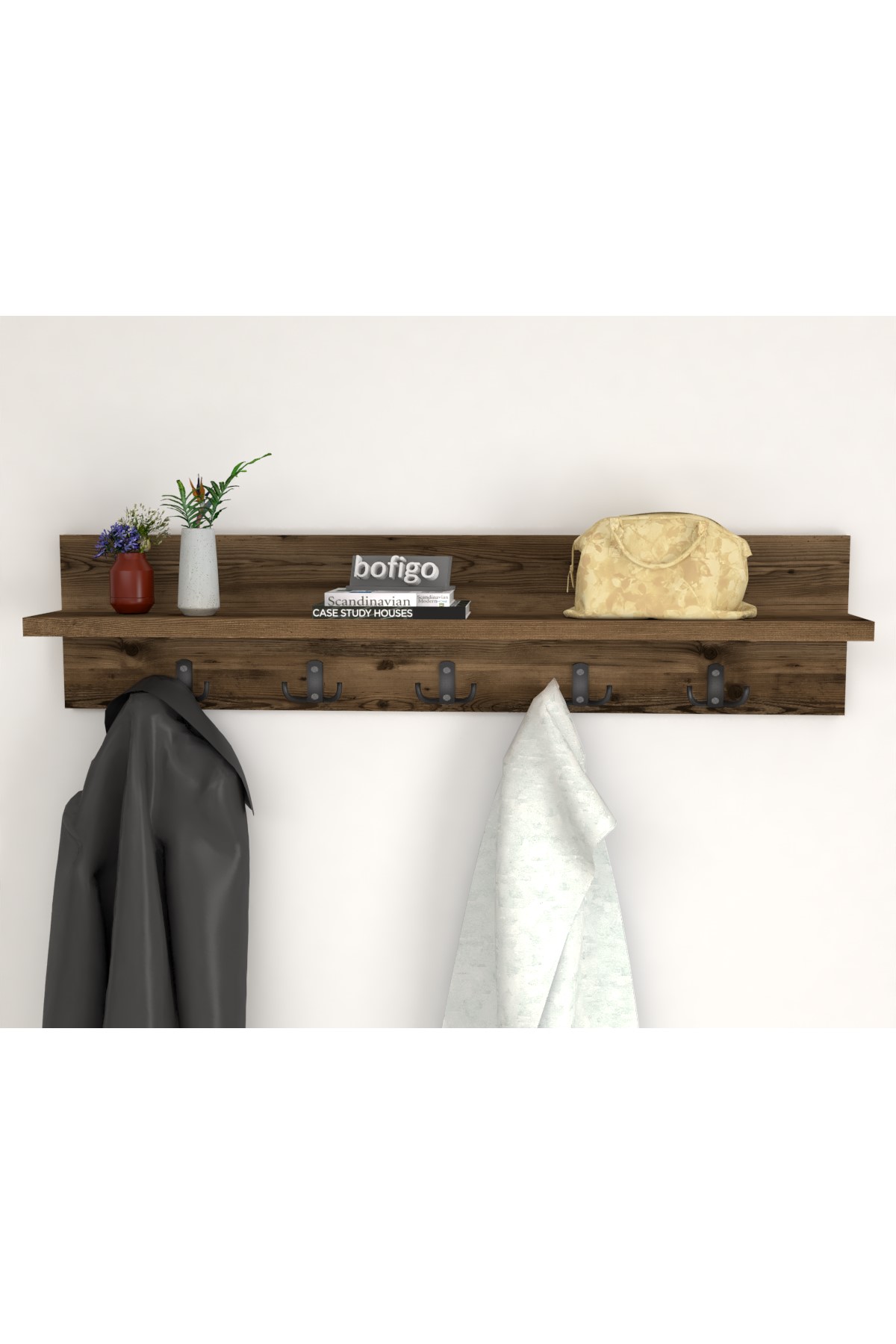 21-12-17 Wall Mounted Clothes Hanger 80 cm LIDYA