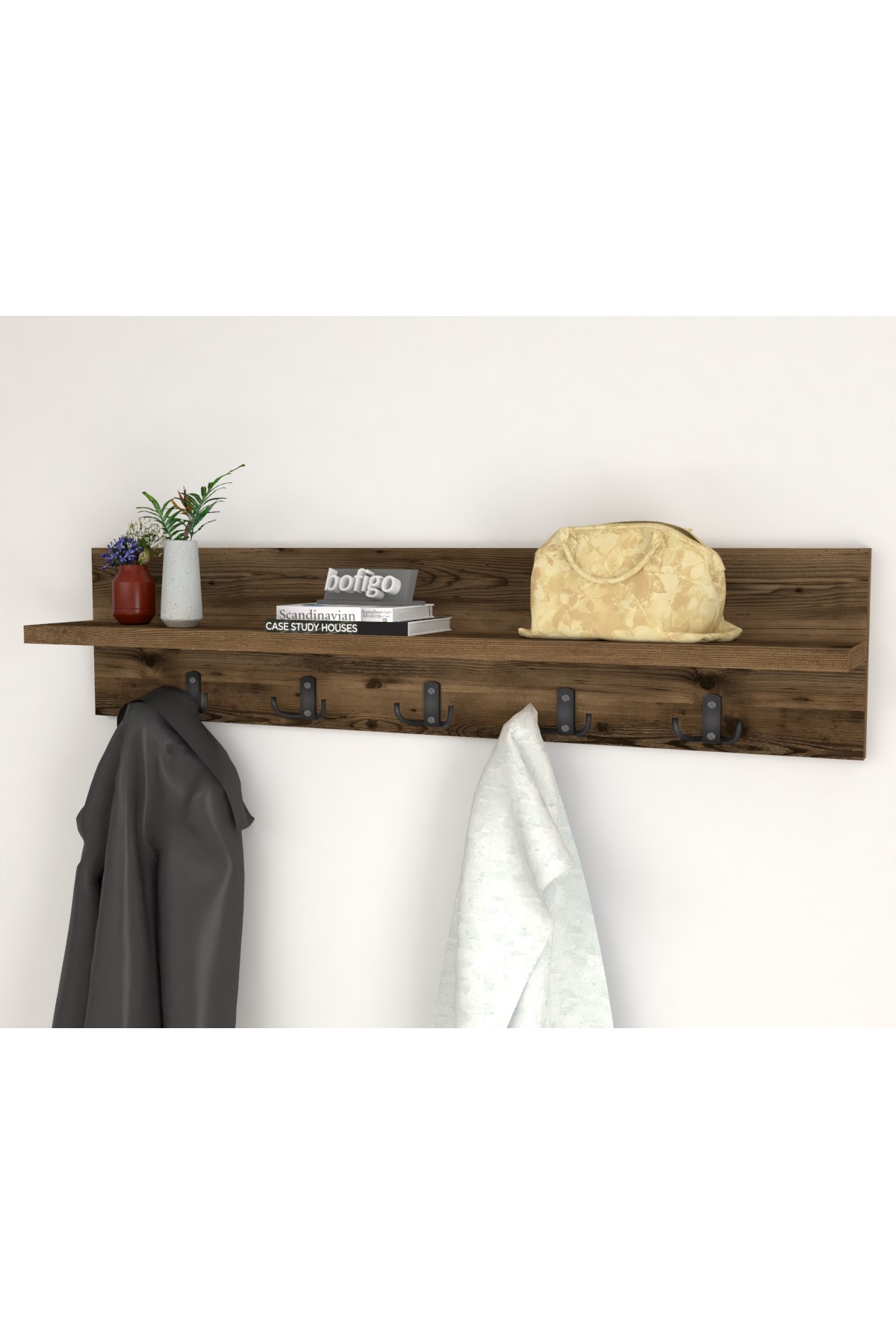 21-12-17 Wall Mounted Clothes Hanger 80 cm LIDYA