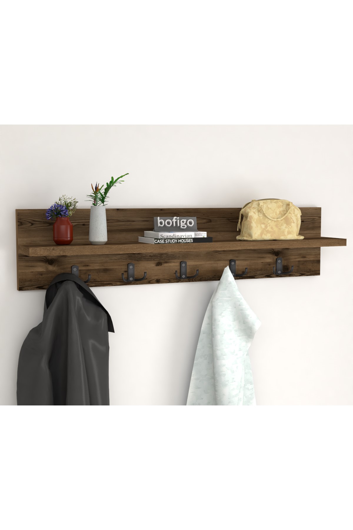 21-12-17 Wall Mounted Clothes Hanger 80 cm LIDYA