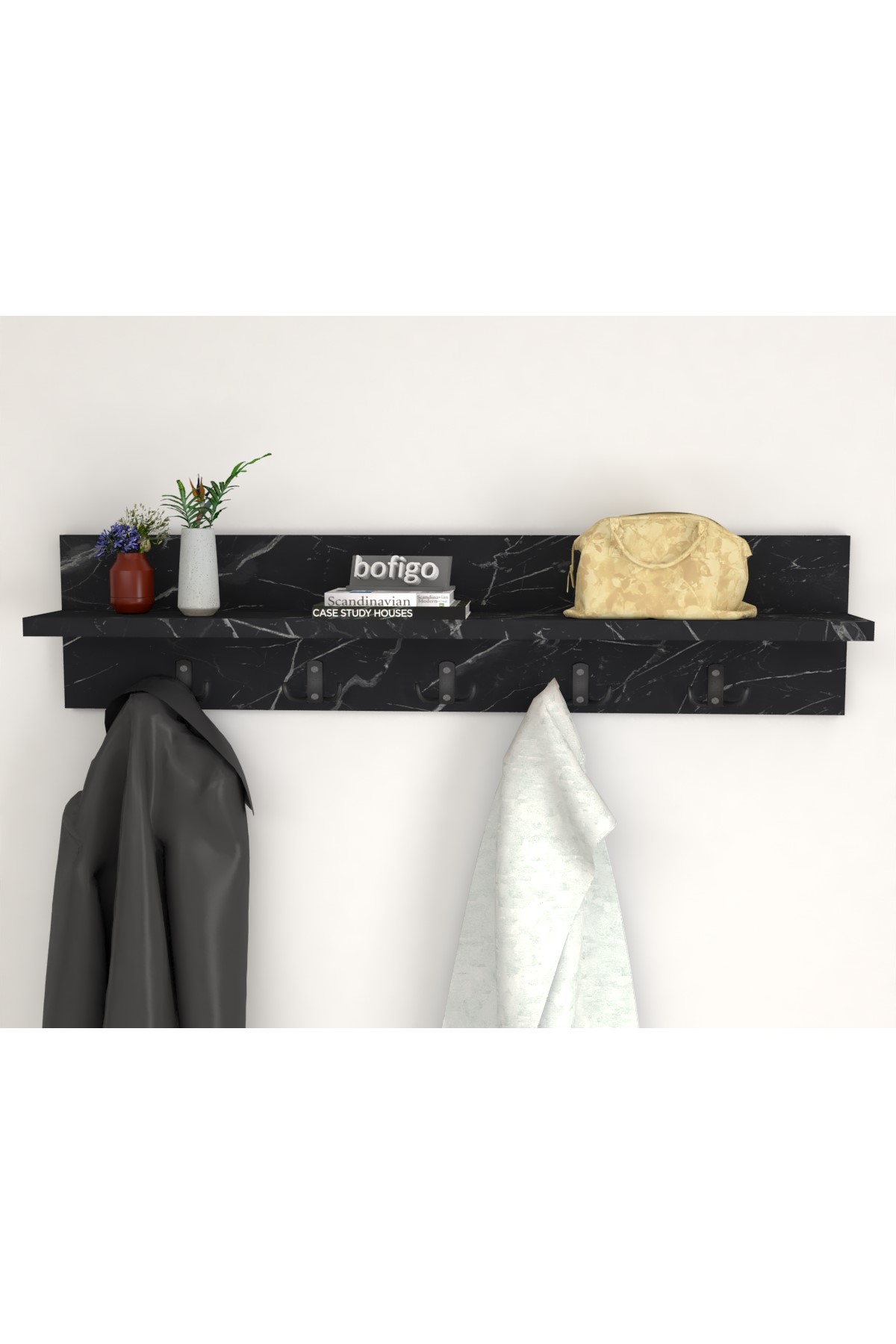 21-12-03 Wall Mounted Clothes Hanger 80 cm BENDIR
