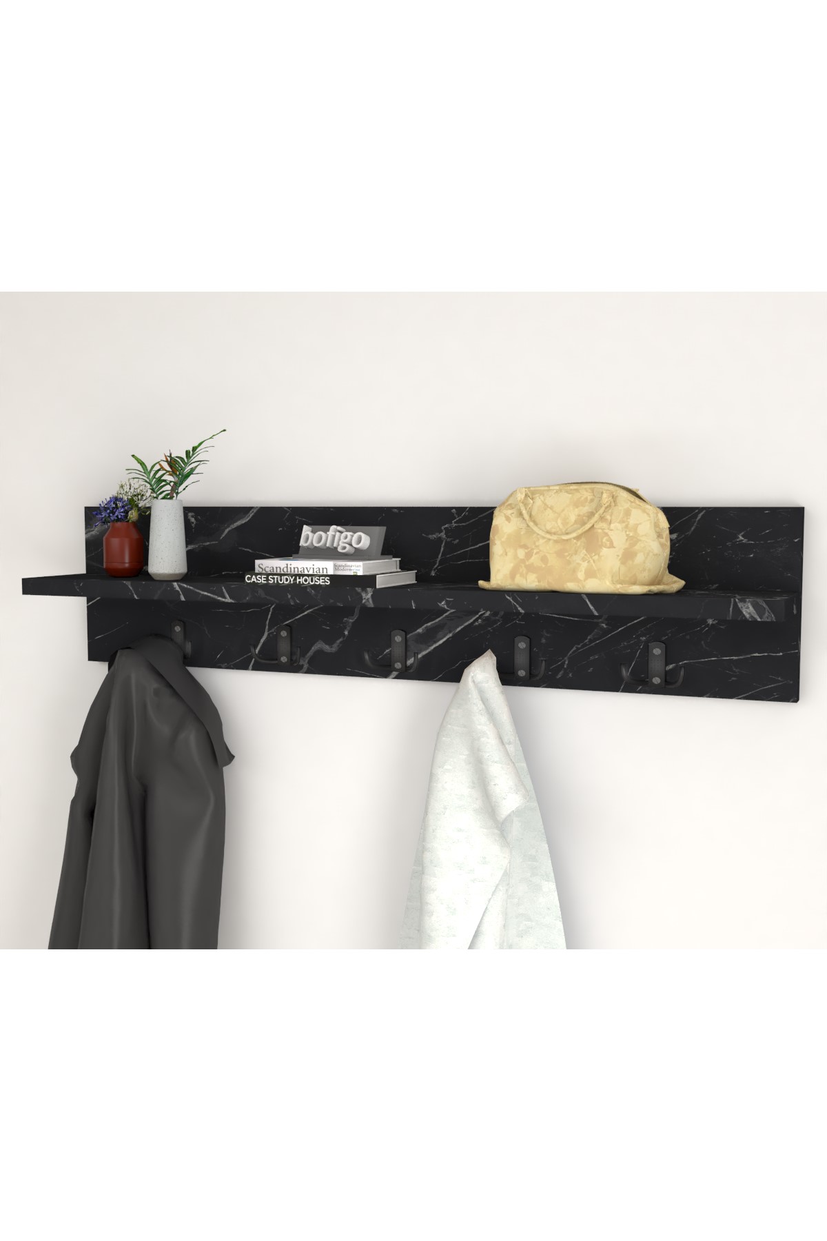 21-12-03 Wall Mounted Clothes Hanger 80 cm BENDIR