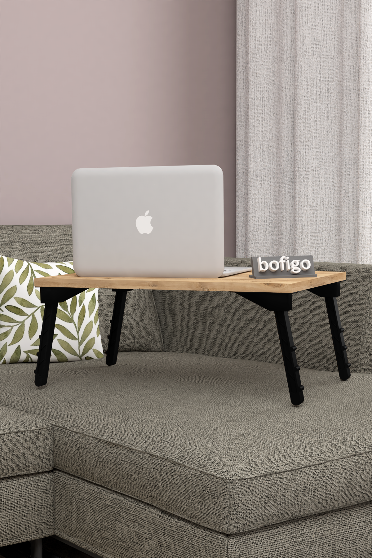 Bofigo Laptop Table Breakfast Table Study Table Pine