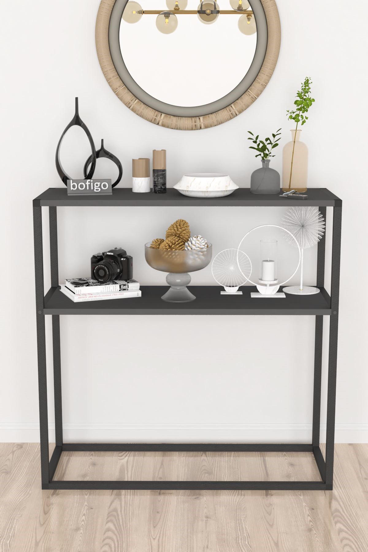 14-01-08 Metal Dressuar/Console ANTHRACITE