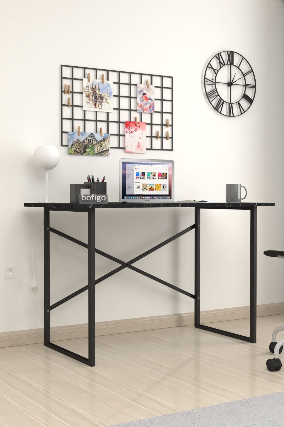 Bofigo 60x120 cm Çalışma Masası Bilgisayar Masası Ofis Ders Yemek Masası Bendir