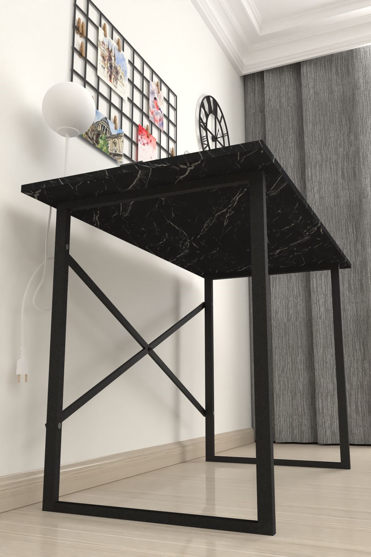 Bofigo 60x120 cm Çalışma Masası Bilgisayar Masası Ofis Ders Yemek Masası Orwell Bendir