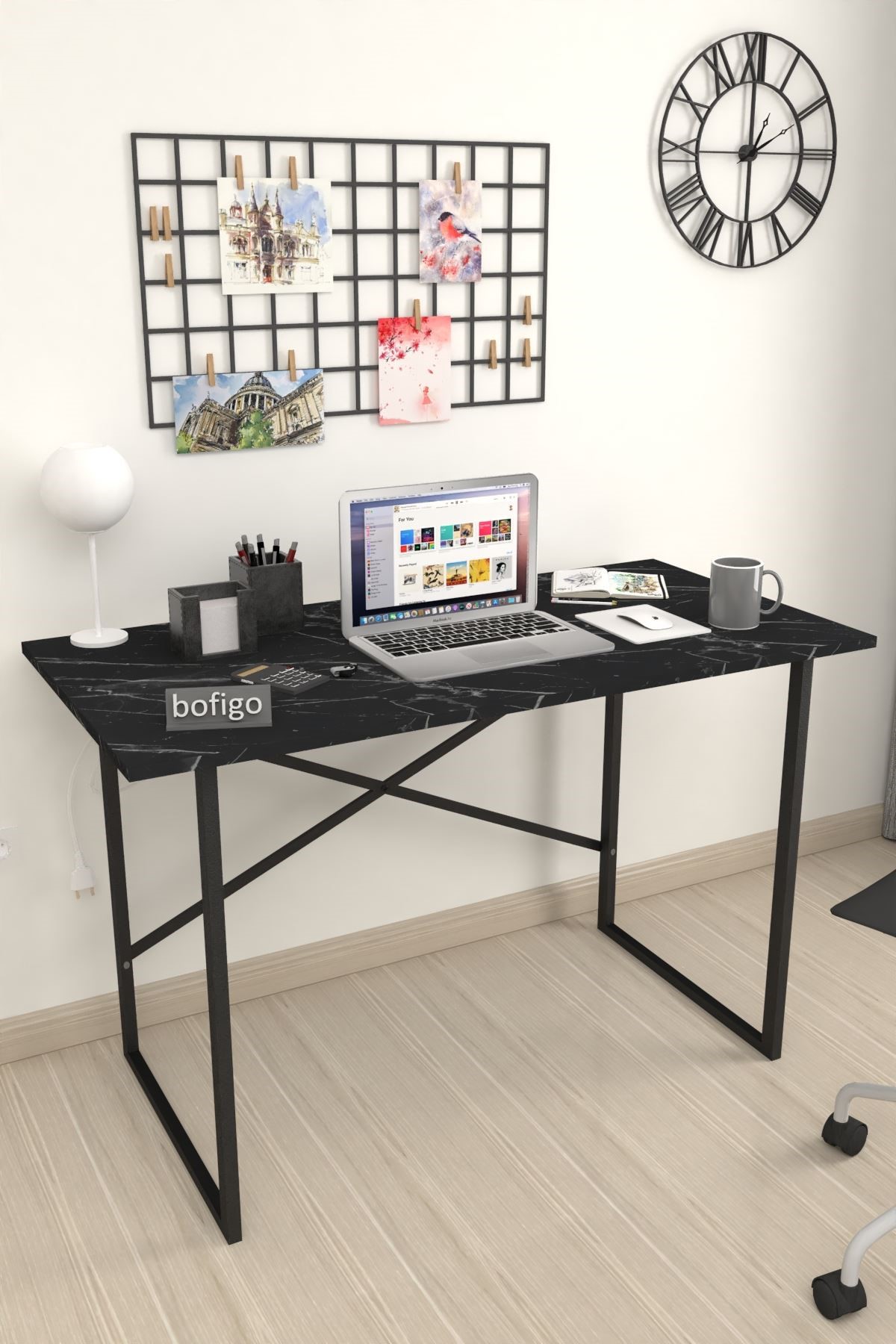 Bofigo 60x120 cm Çalışma Masası Bilgisayar Masası Ofis Ders Yemek Masası Orwell Bendir