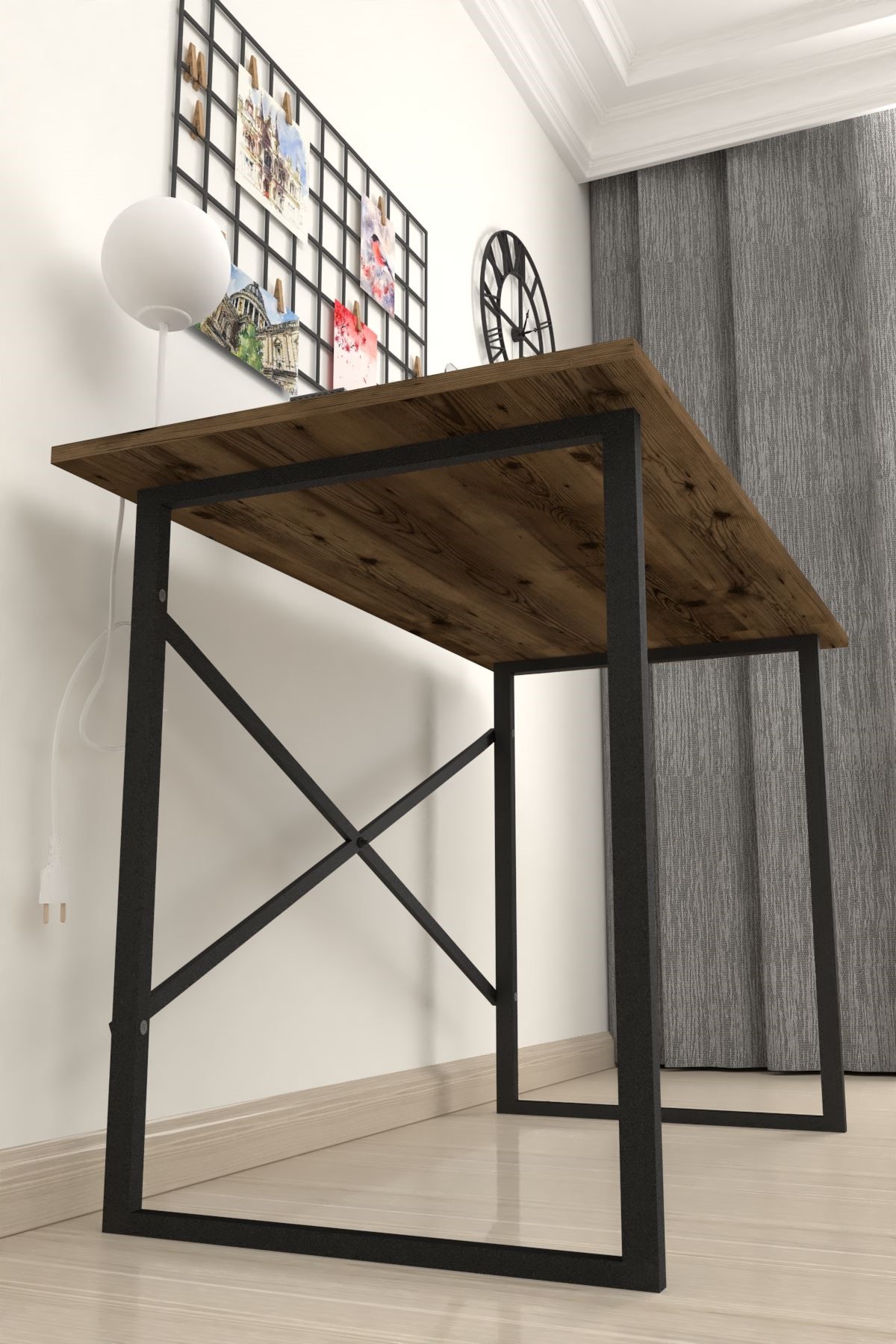 Bofigo 60x120 cm Çalışma Masası Bilgisayar Masası Ofis Ders Yemek Masası Orwell Lidya