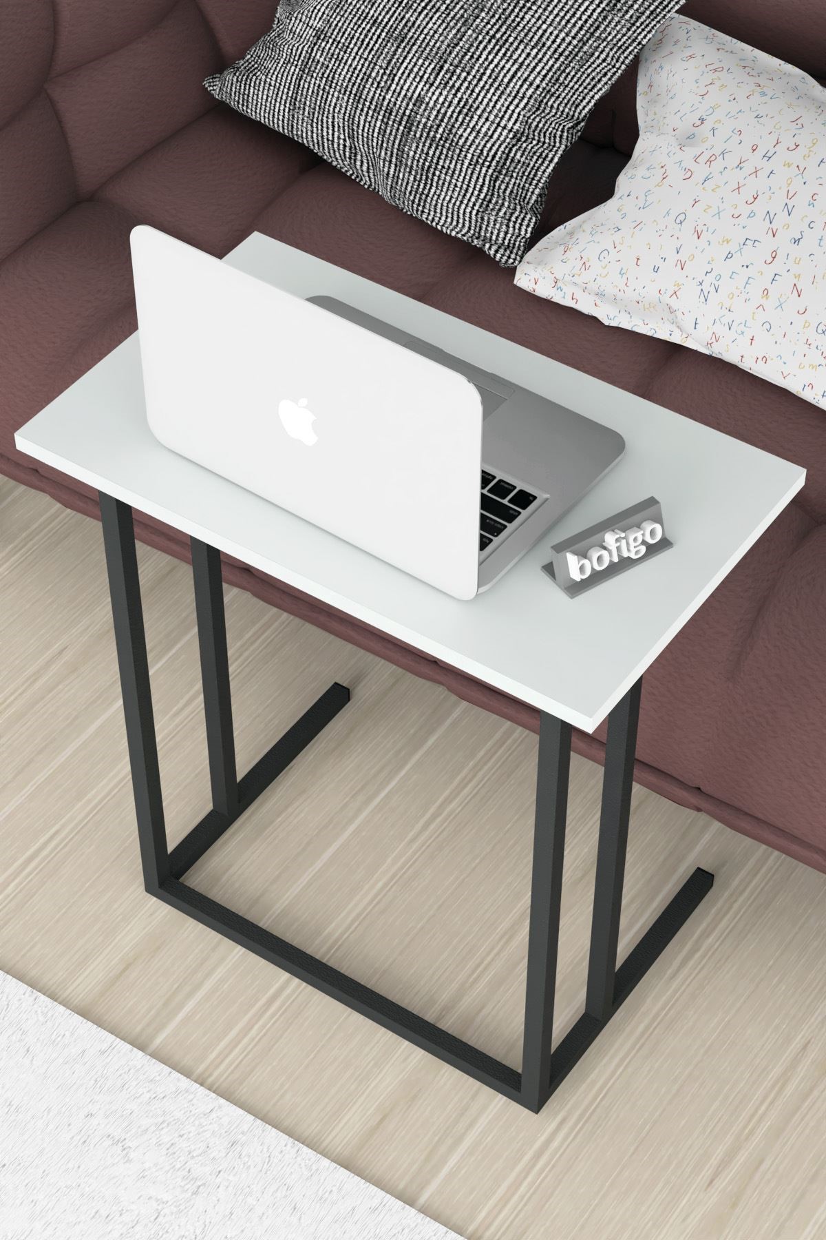 17-03-01 Metal Laptop Table WHITE