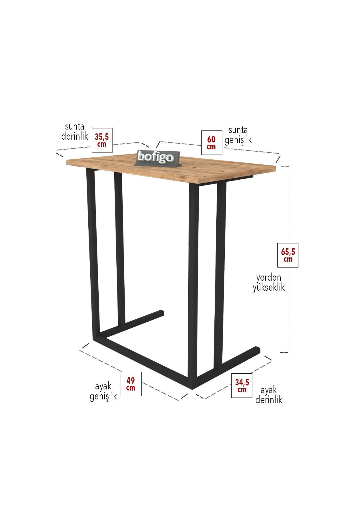 17-03-02 Metal Laptop Table PINE