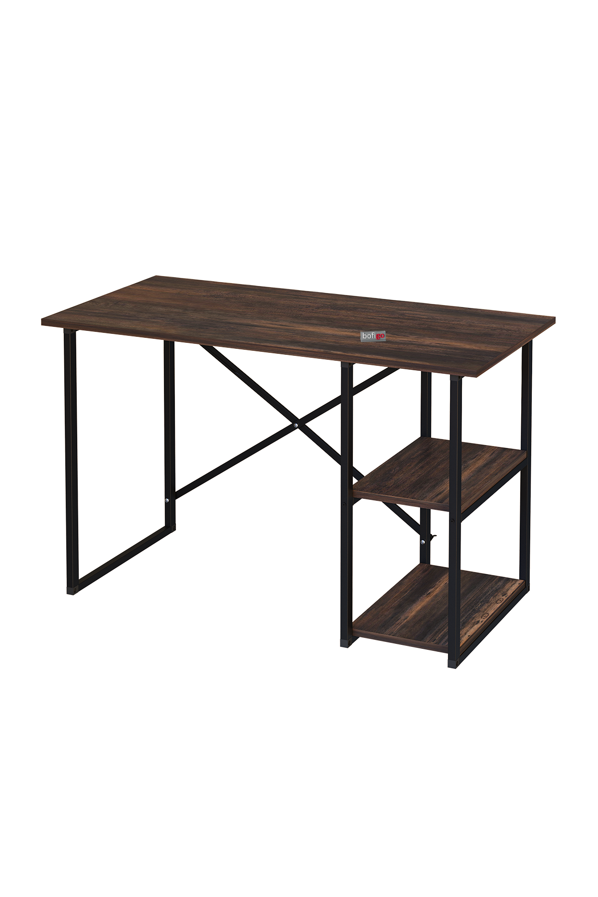 20-02-13 60x120 Cm 2 Shelves Metal Study Desk MARS