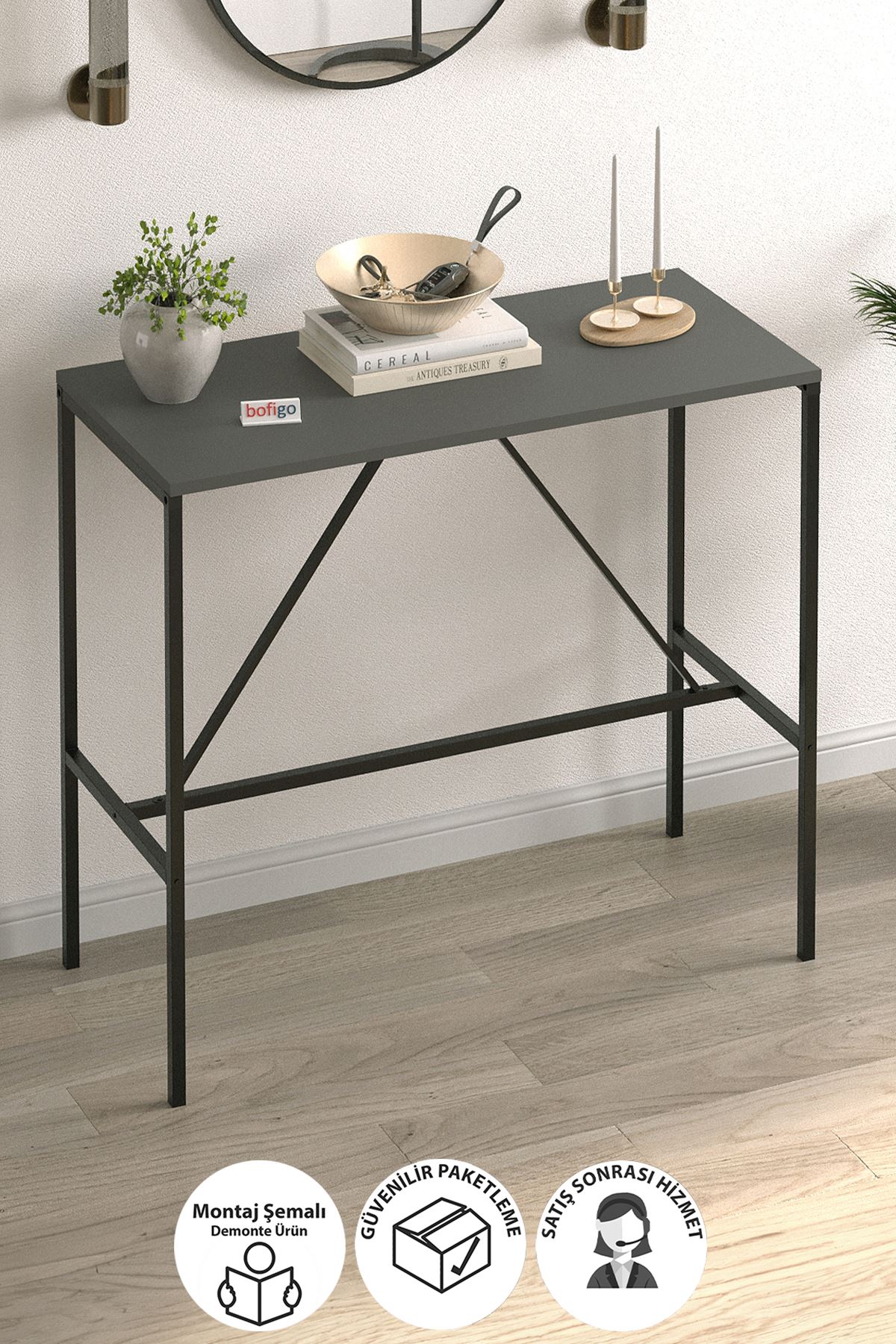 14-02-08 Metal Dressuar 100x45 ANTHRACITE