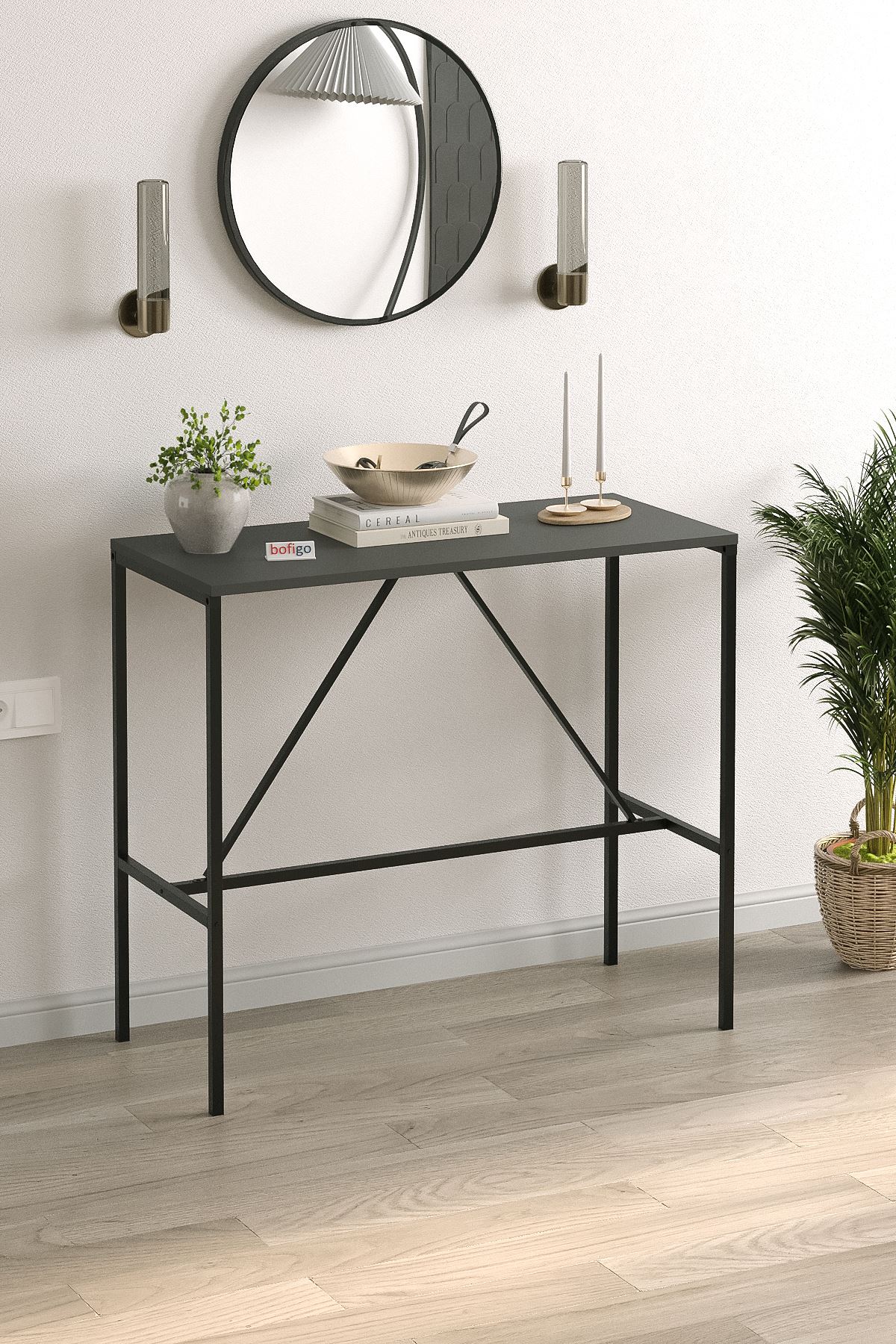 14-02-08 Metal Dressuar 100x45 ANTHRACITE