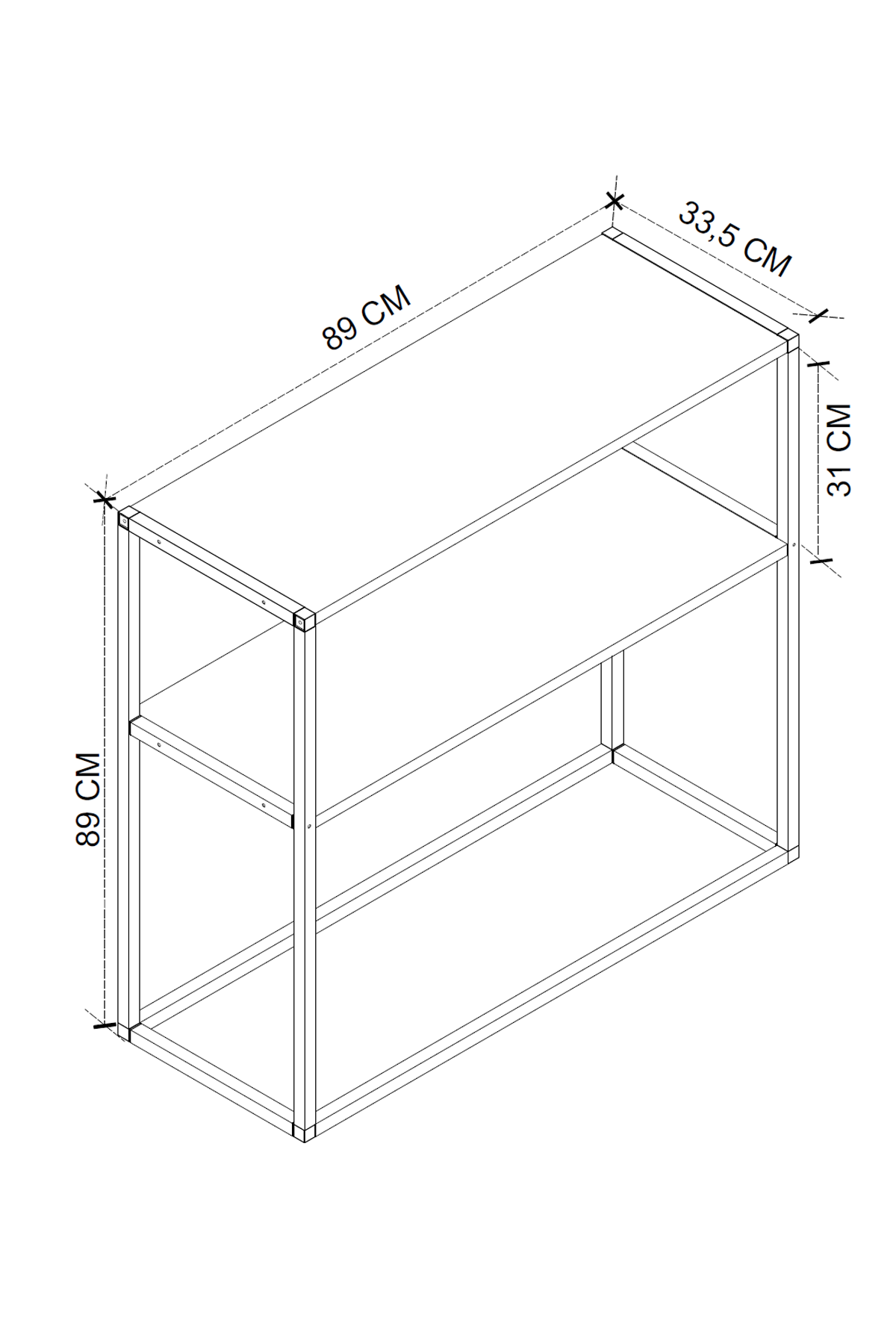 14-01-08 Metal Dressuar/Console ANTHRACITE