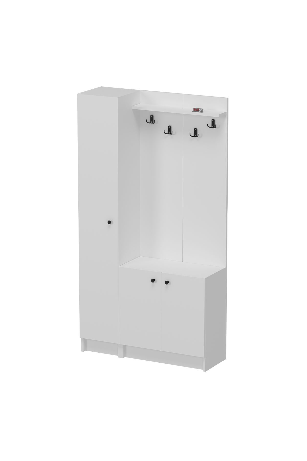 21-14-14 Entryway Coat Hanger WHITE