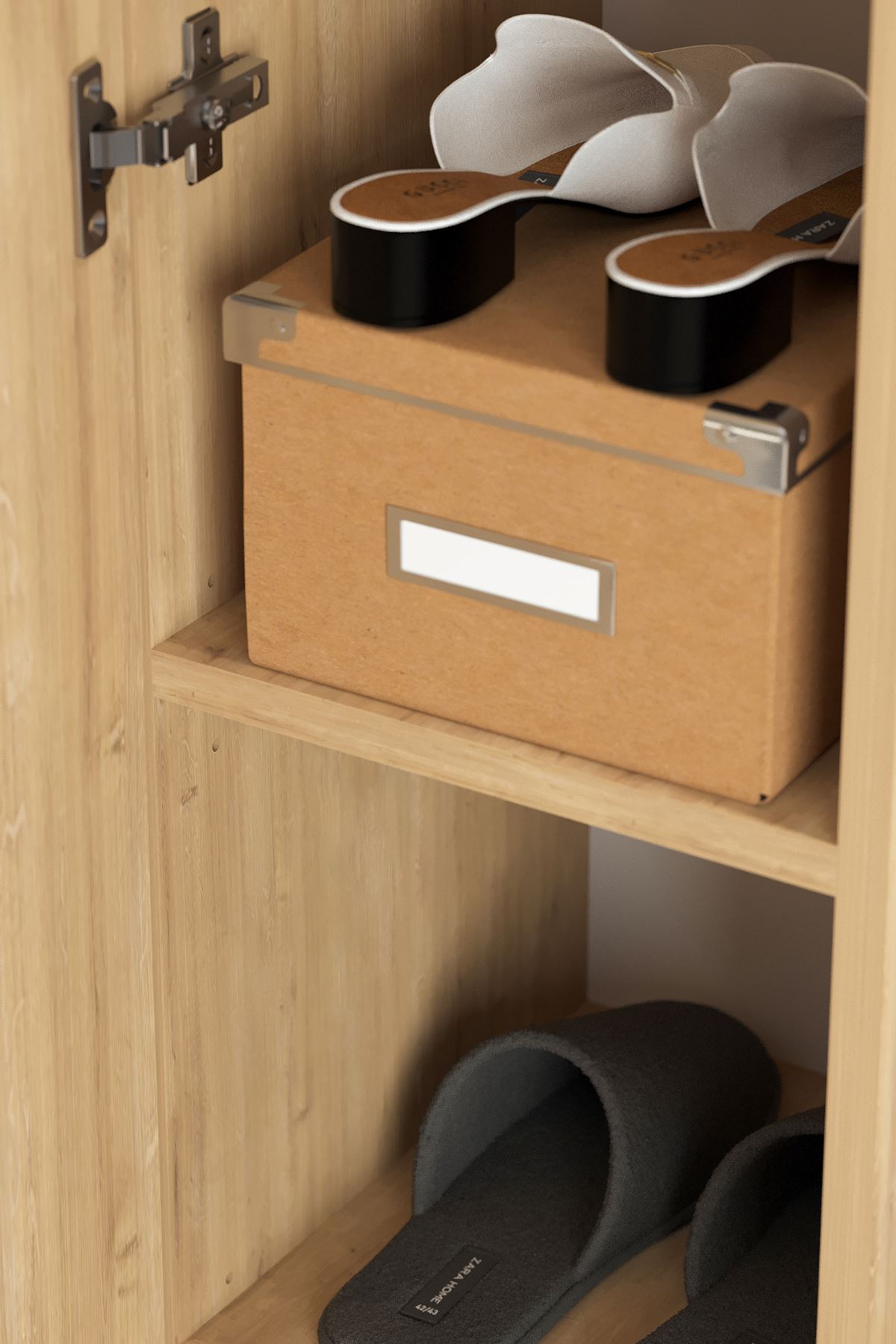 Bofigo Kapaklı 5 Bölmeli Çok Amaçlı Dolap Çok Amaçlı Mutfak Dolabı Banyo Dolabı Buket Safir Meşe