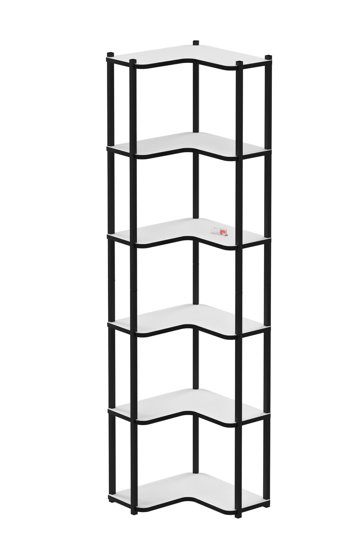 15-45-01 6-Shelf Plant Stand and Decorative Storage Rack WHITE