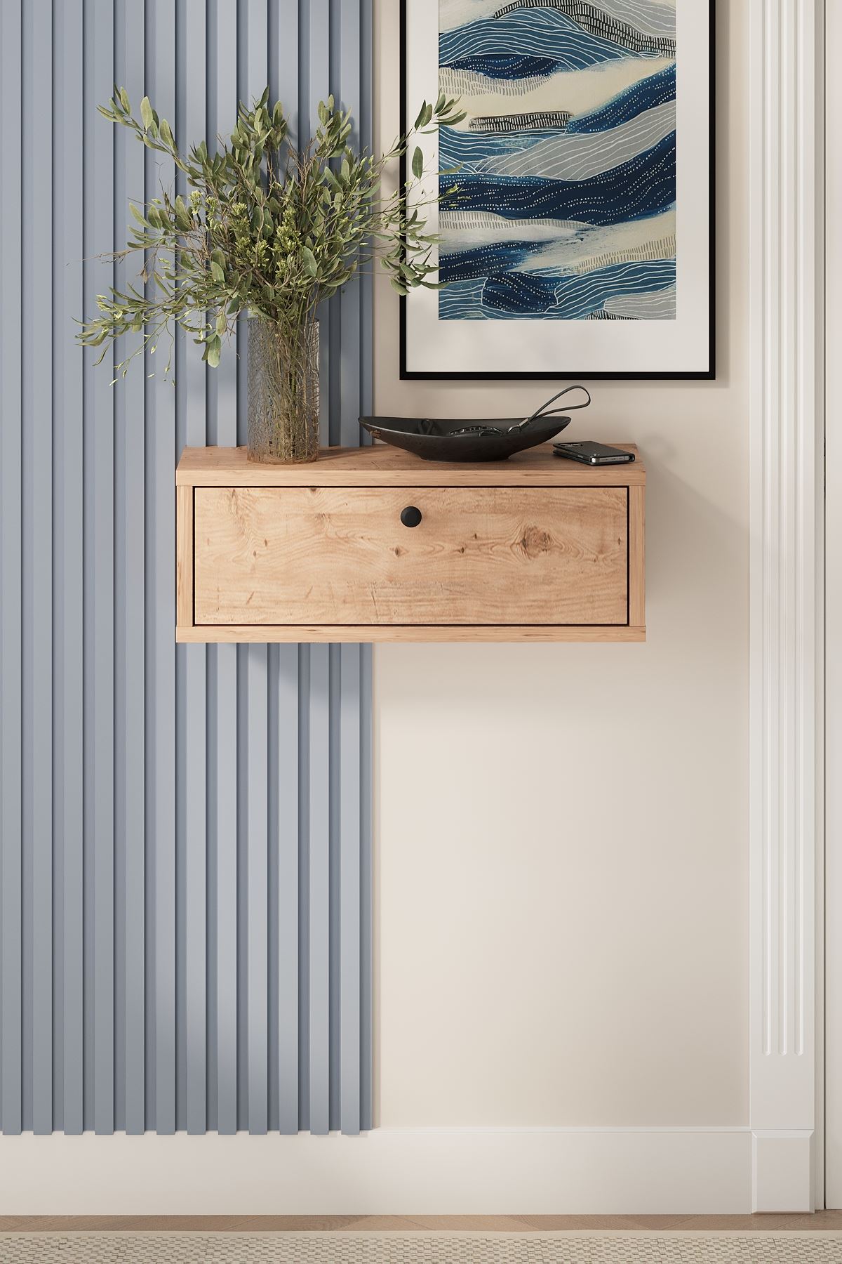 14-05-02 Bofigo Duru Wall-Mounted Console Table PINE