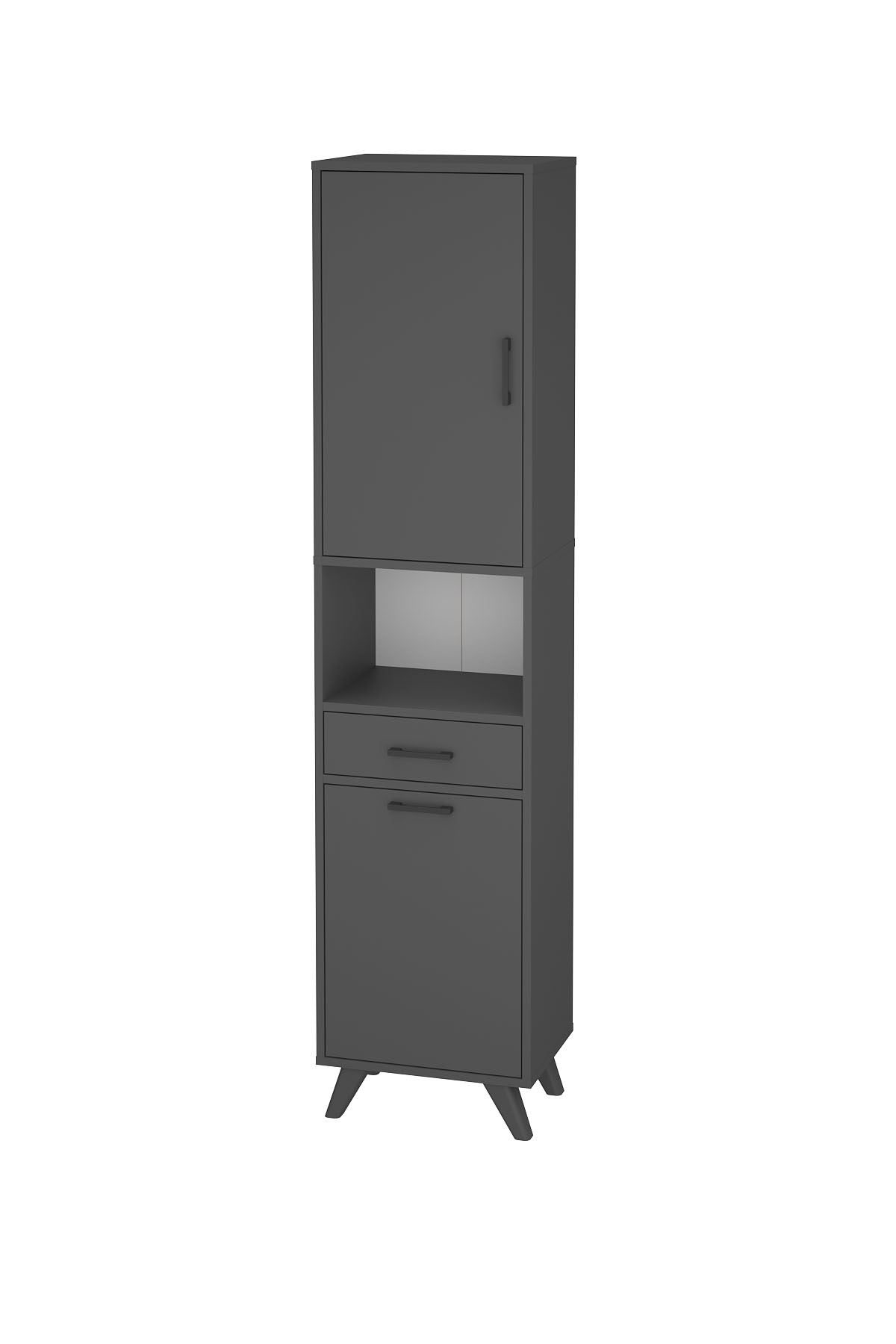 12-74-08 Waterfall Laundry Cabinet - Anthracite