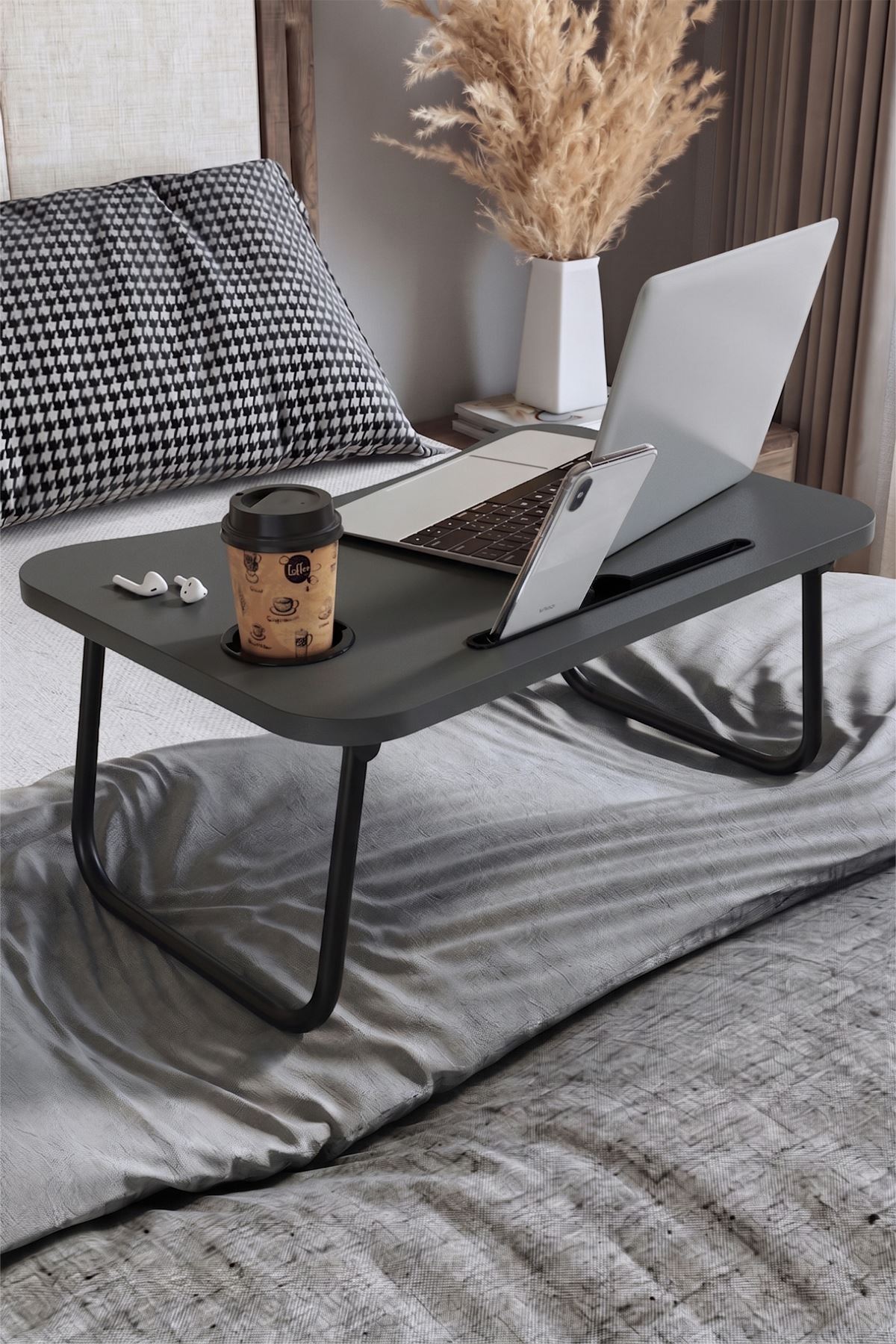 17-02-08 Decorative Laptop Table ANTHRACITE