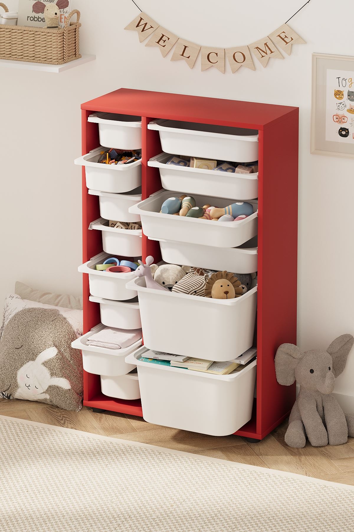 12-66-01 Rüya Cabinet - White