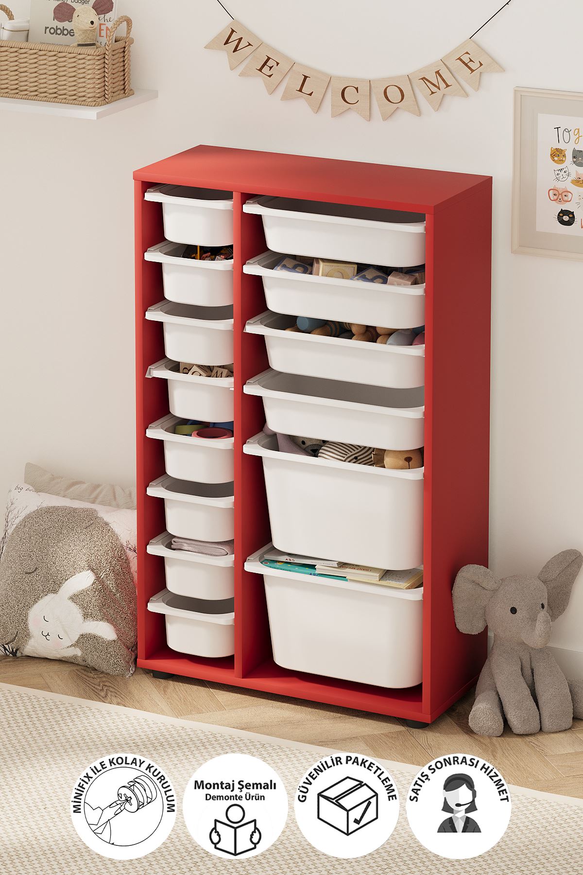 12-66-01 Rüya Cabinet - White