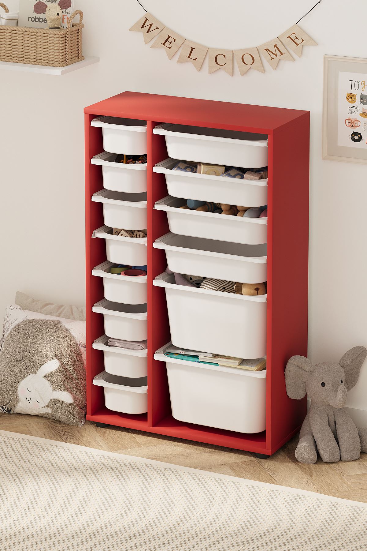 12-66-01 Rüya Cabinet - White