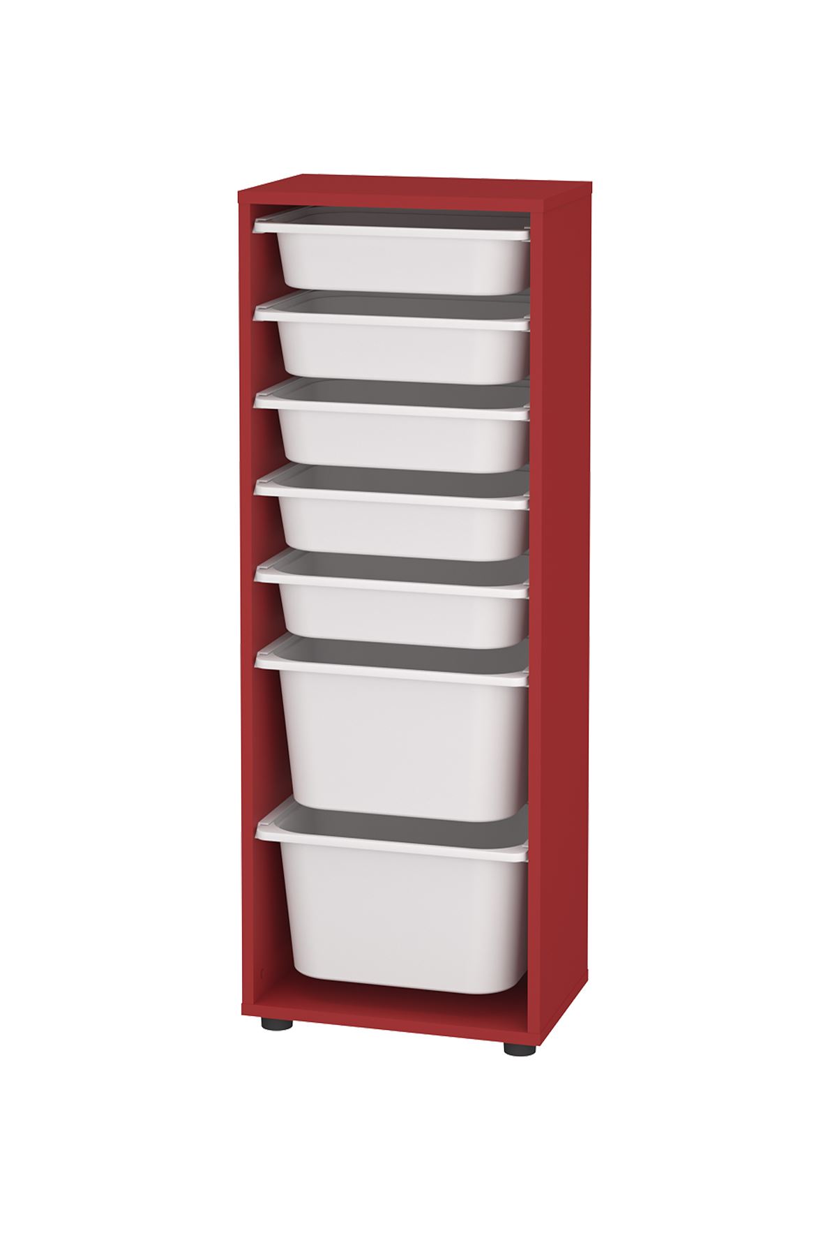 12-10-01 7 Baskets Multifunctional Pera Cabinet WHITE 