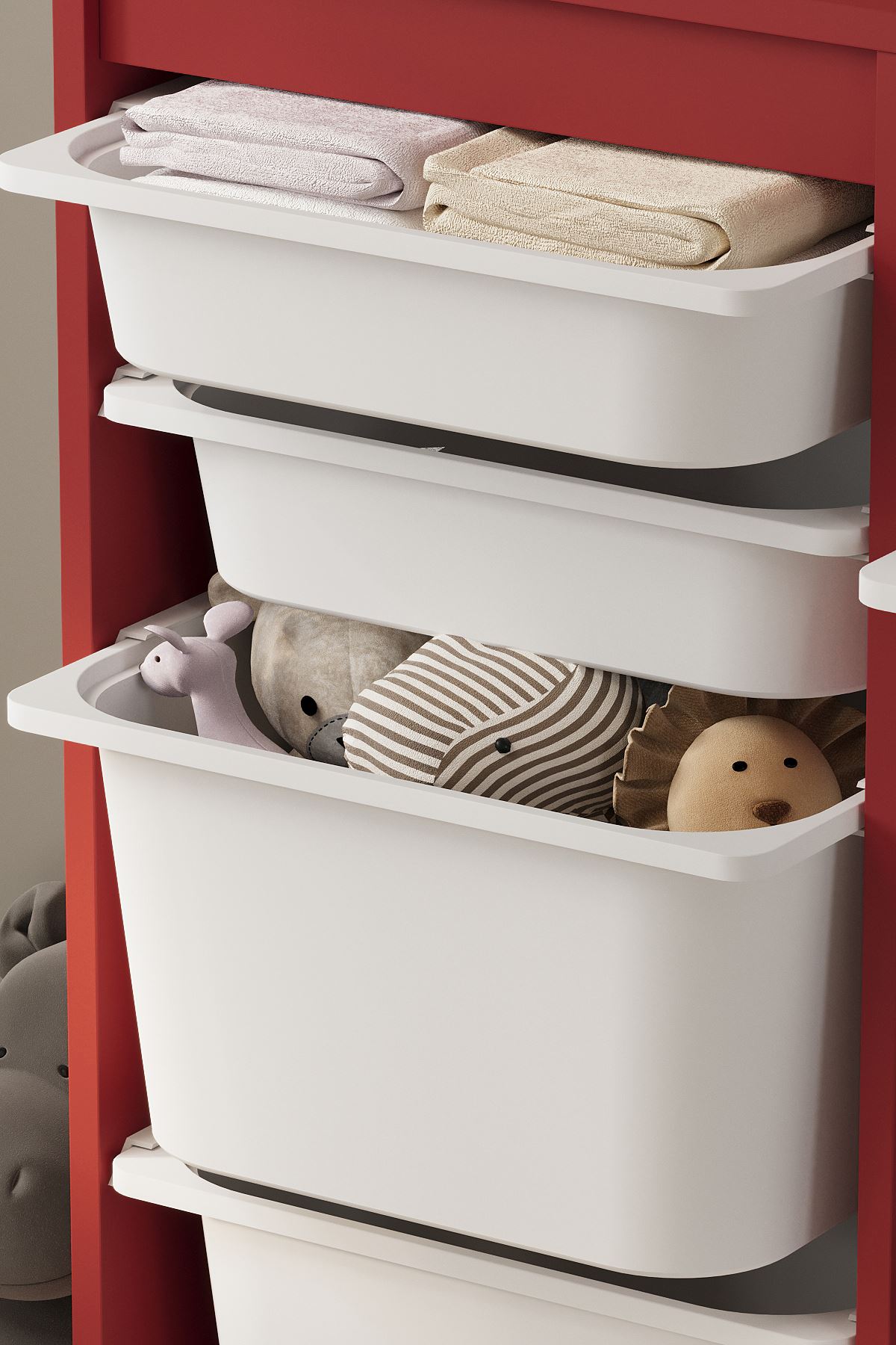 12-11-01 12 Baskets Multifunctional Lara Cabinet WHITE 
