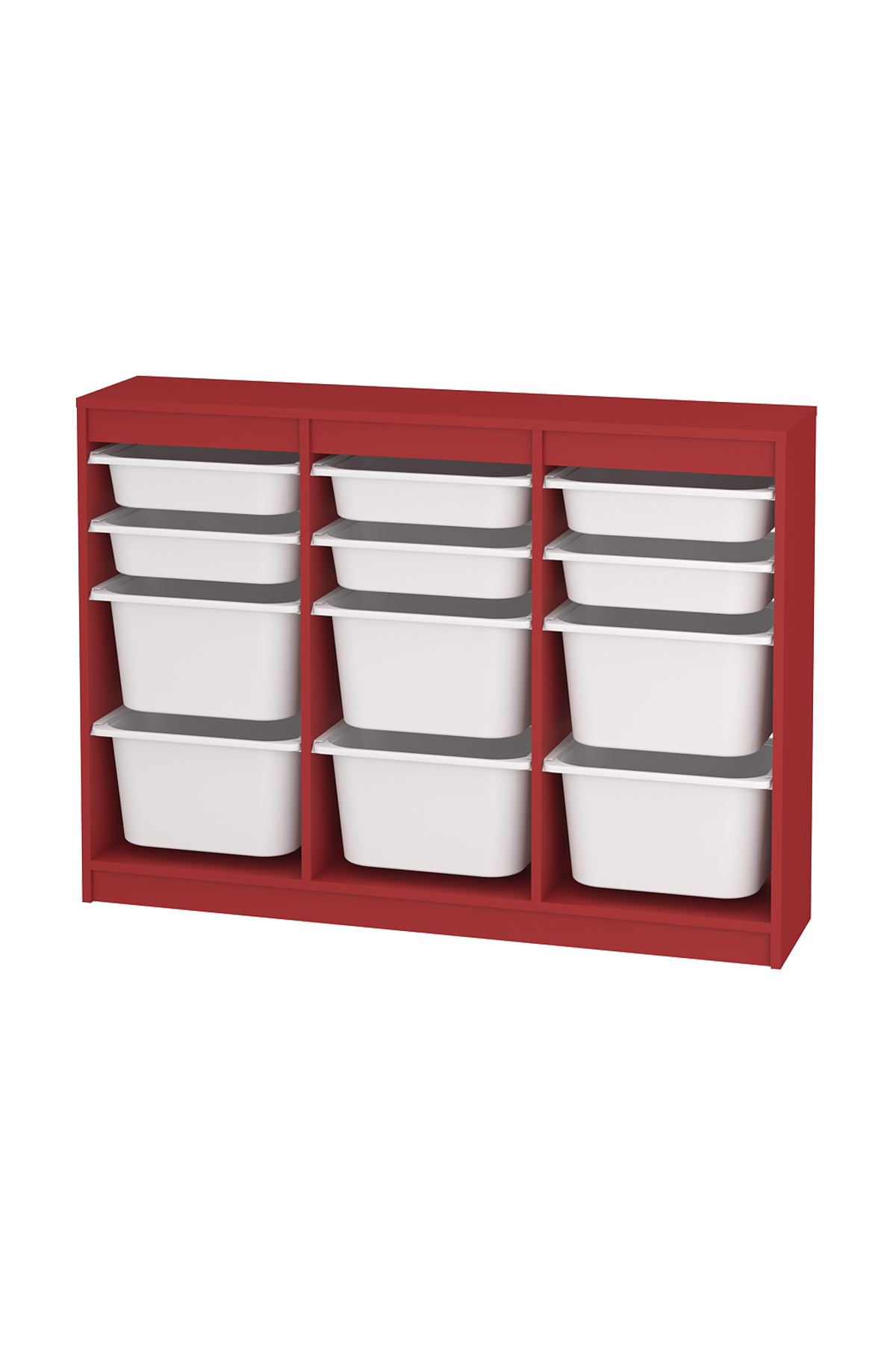 12-11-01 12 Baskets Multifunctional Lara Cabinet WHITE 