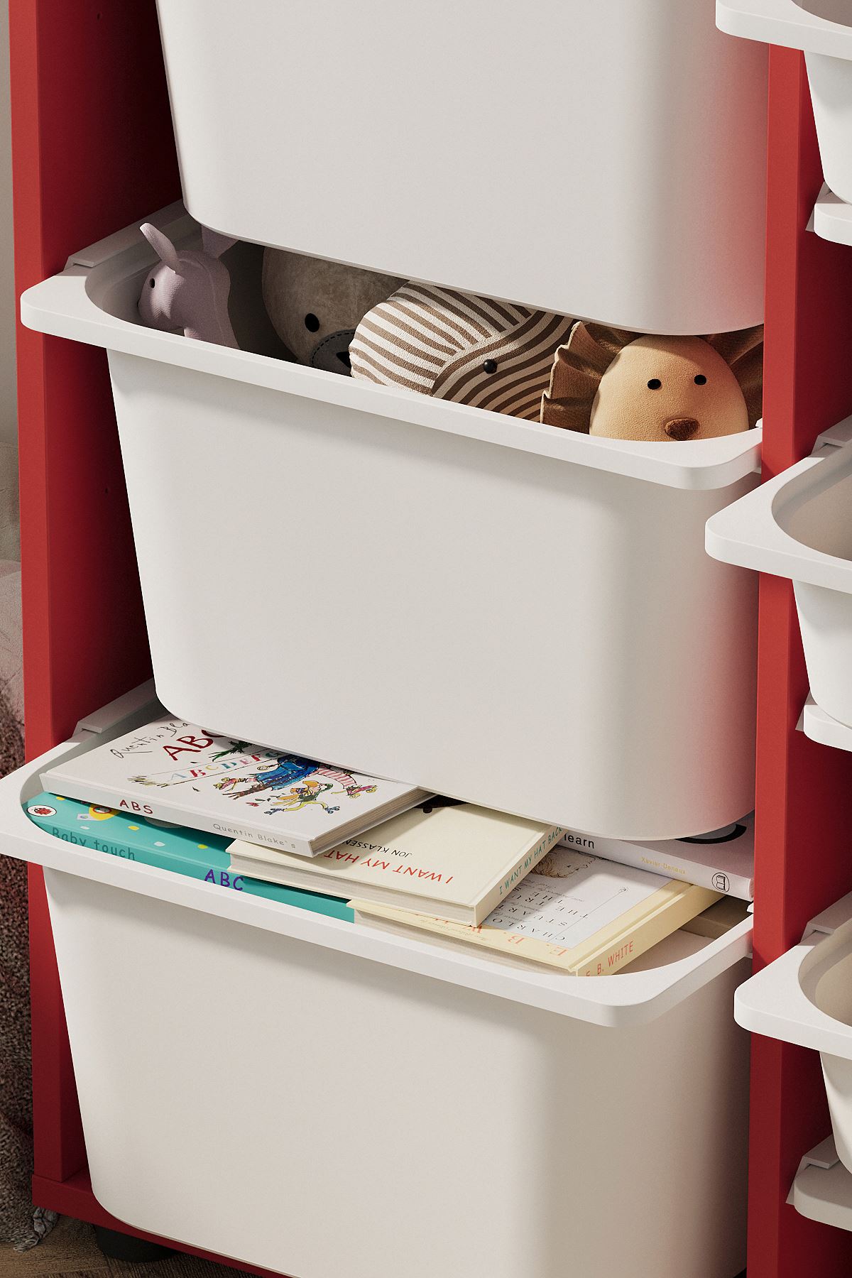 12-09-01 9 Baskets Multifunctional Cagla Cabinet WHITE