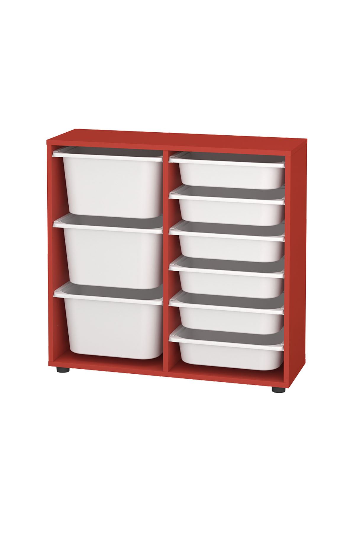 12-09-01 9 Baskets Multifunctional Cagla Cabinet WHITE