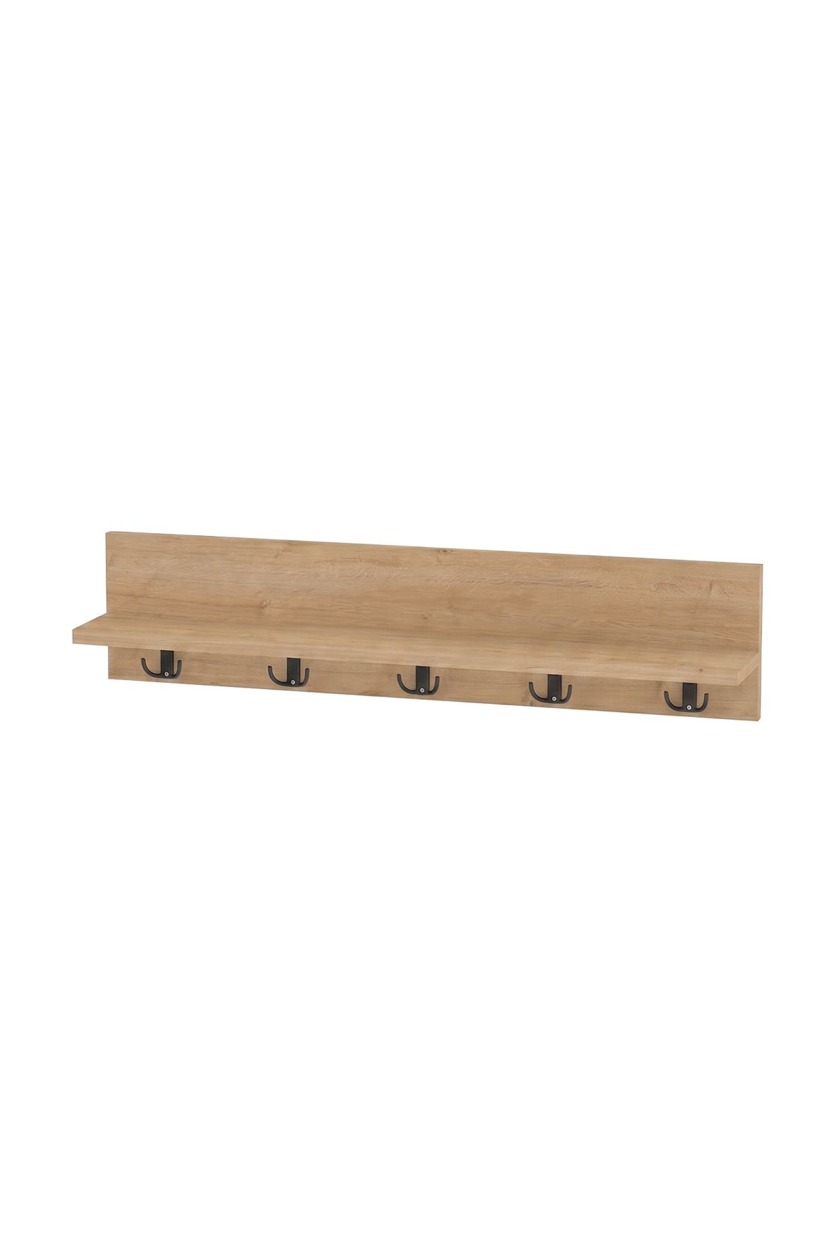 Bofigo Portmanto Duvar Askılığı Elbise Askılığı  Vega Safir Meşe 80 Cm