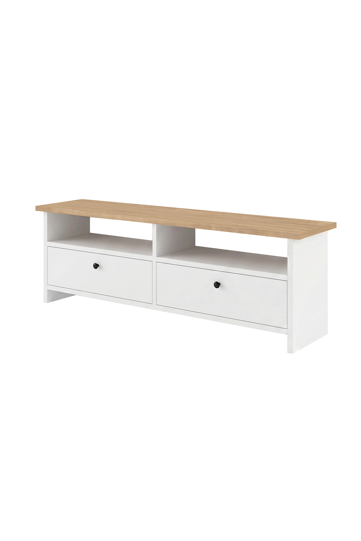 11-20-41 Santorini TV Stand / Modern Media Console Entertainment Center - Sapphire/White