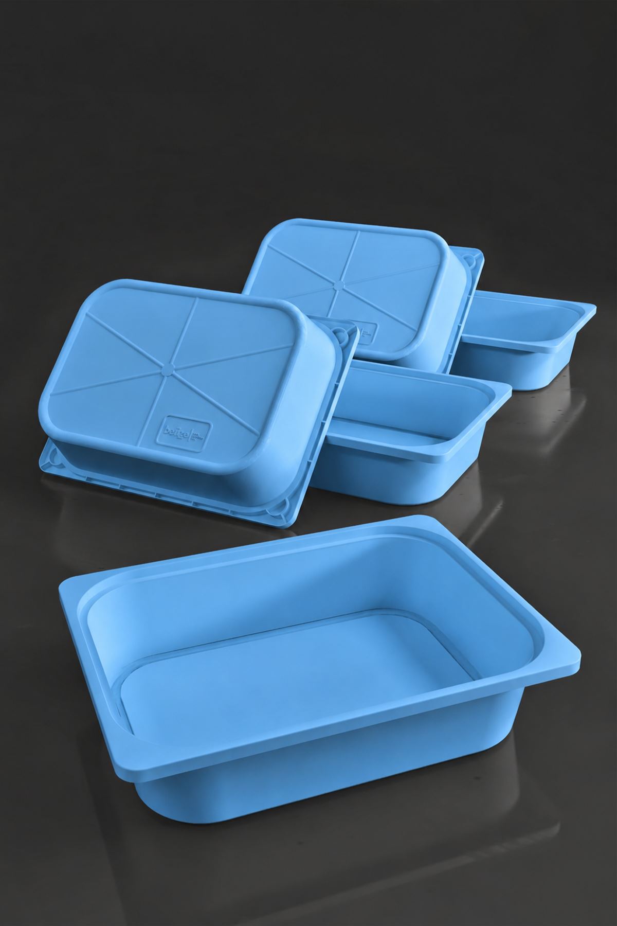 Multi-Purpose Storage Bins – Set of 5 WHITE