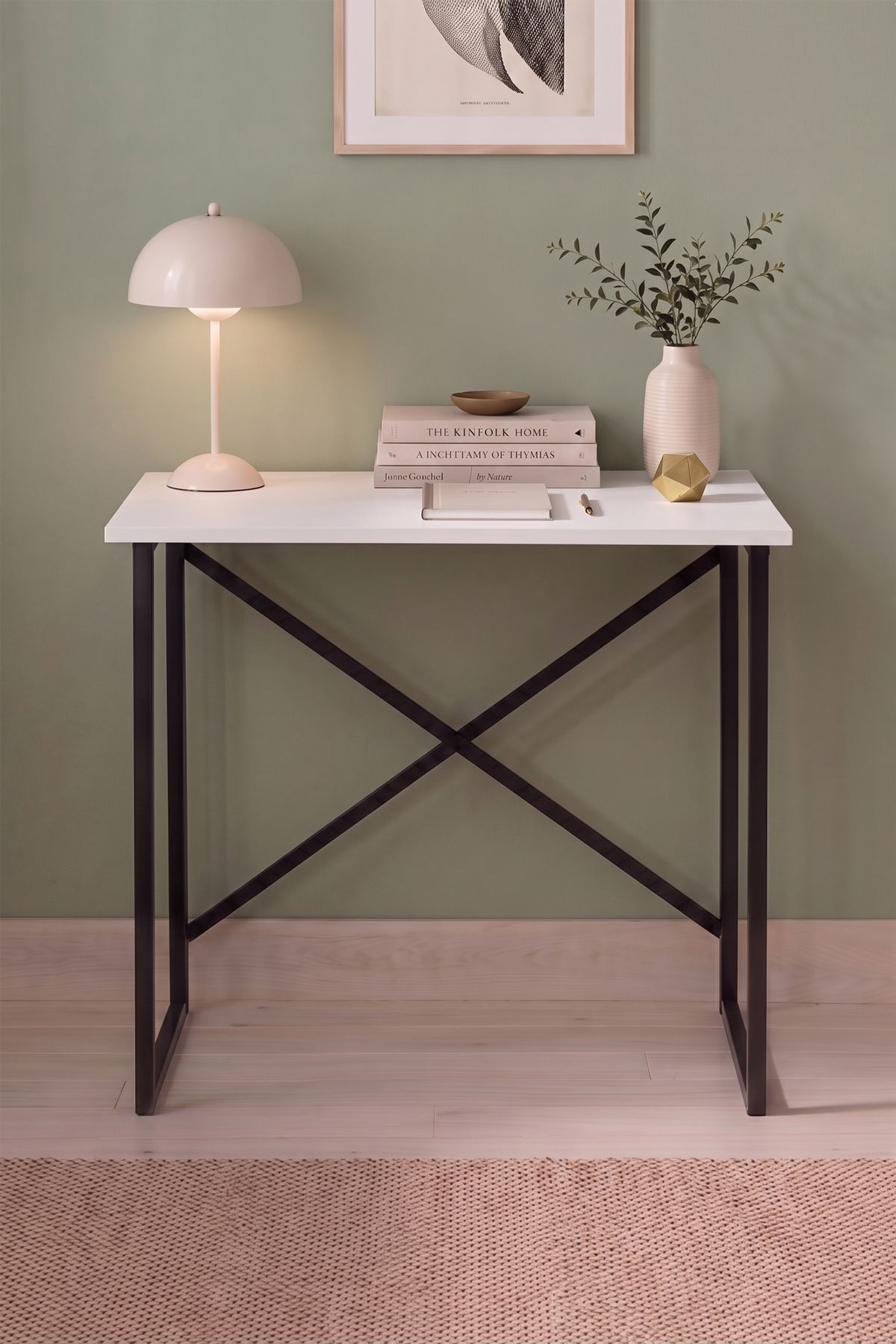 Bofigo 75x52 Cm Çalışma Masası Bilgisayar Masası Çocuk Çalışma Masası Ders Masası Nazım Beyaz