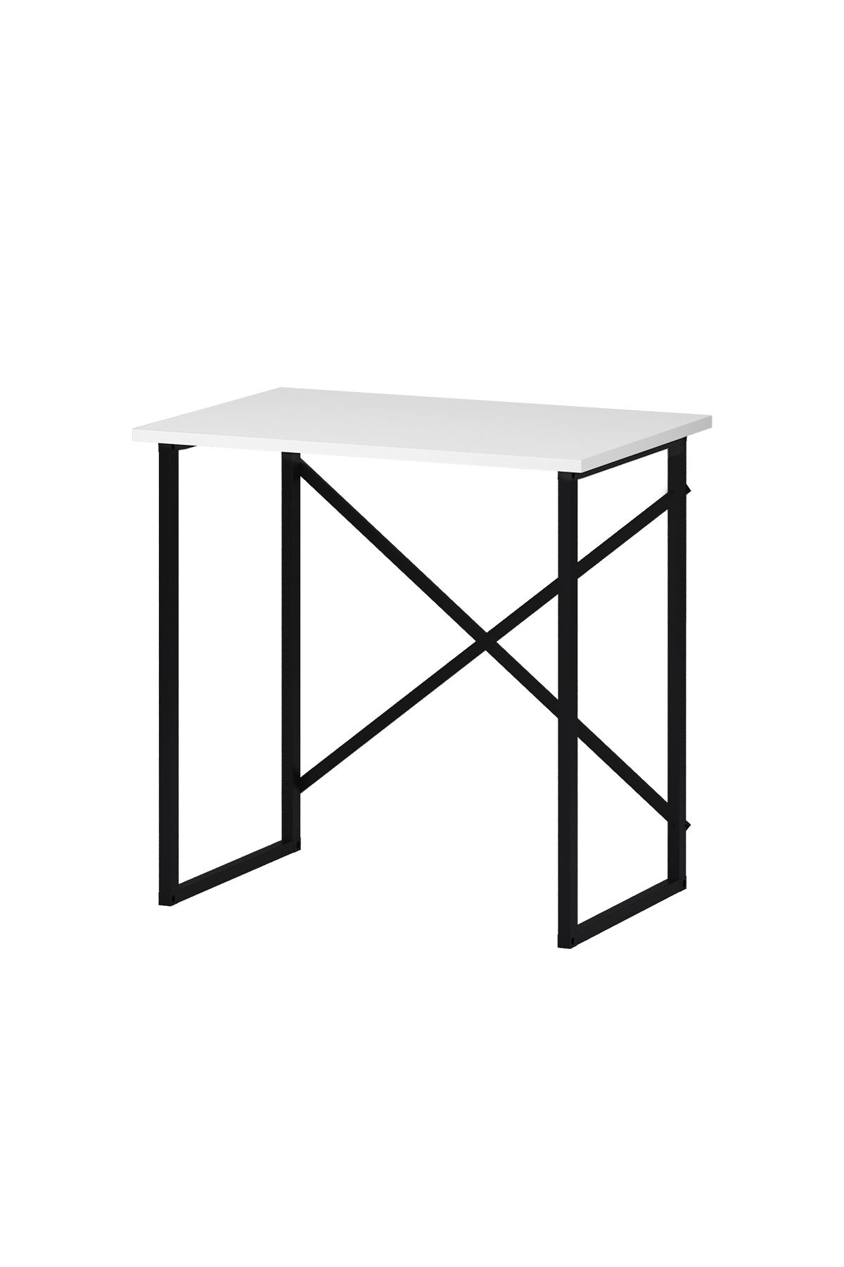 Bofigo 75x52 Cm Çalışma Masası Bilgisayar Masası Çocuk Çalışma Masası Ders Masası Nazım Beyaz