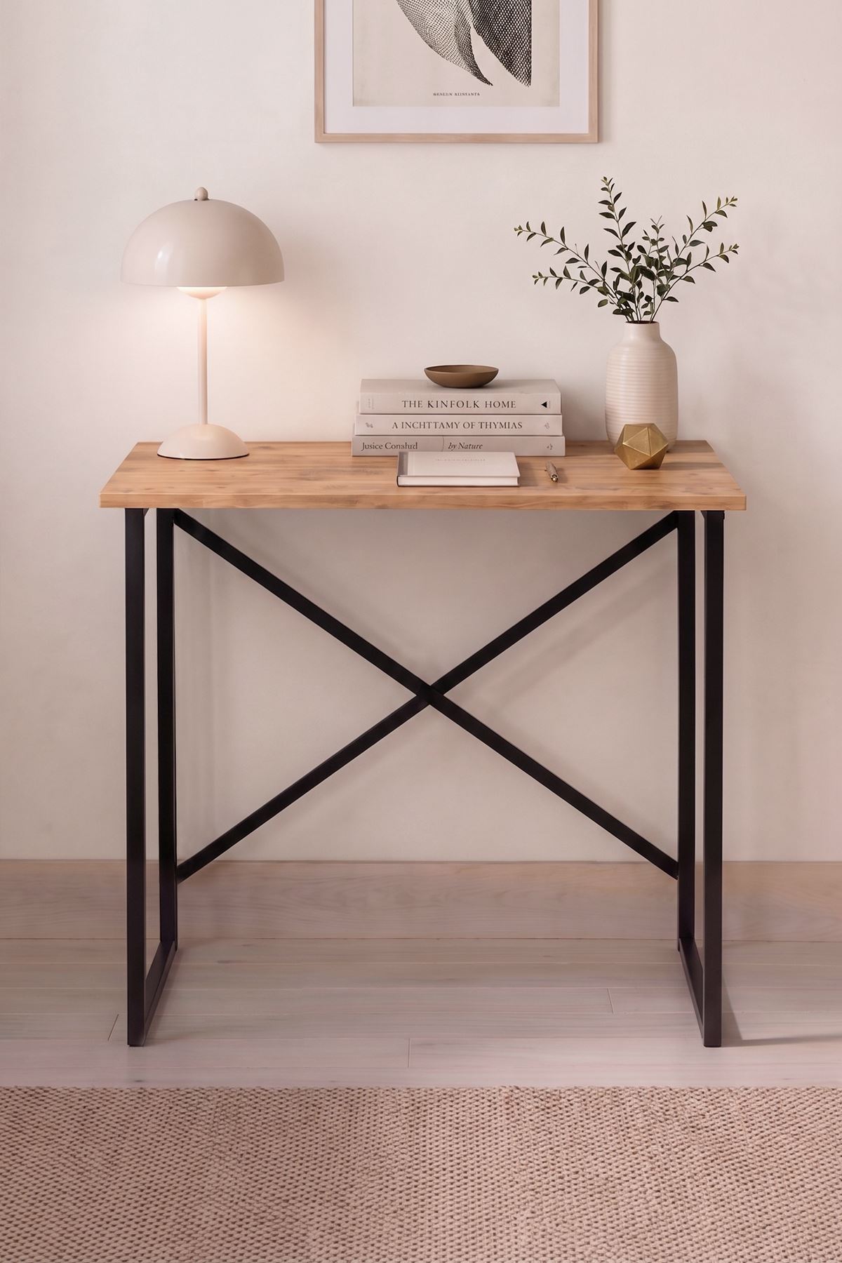 Bofigo 75x52 Cm Çalışma Masası Bilgisayar Masası Çocuk Çalışma Masası Ders Masası Nazım Çam