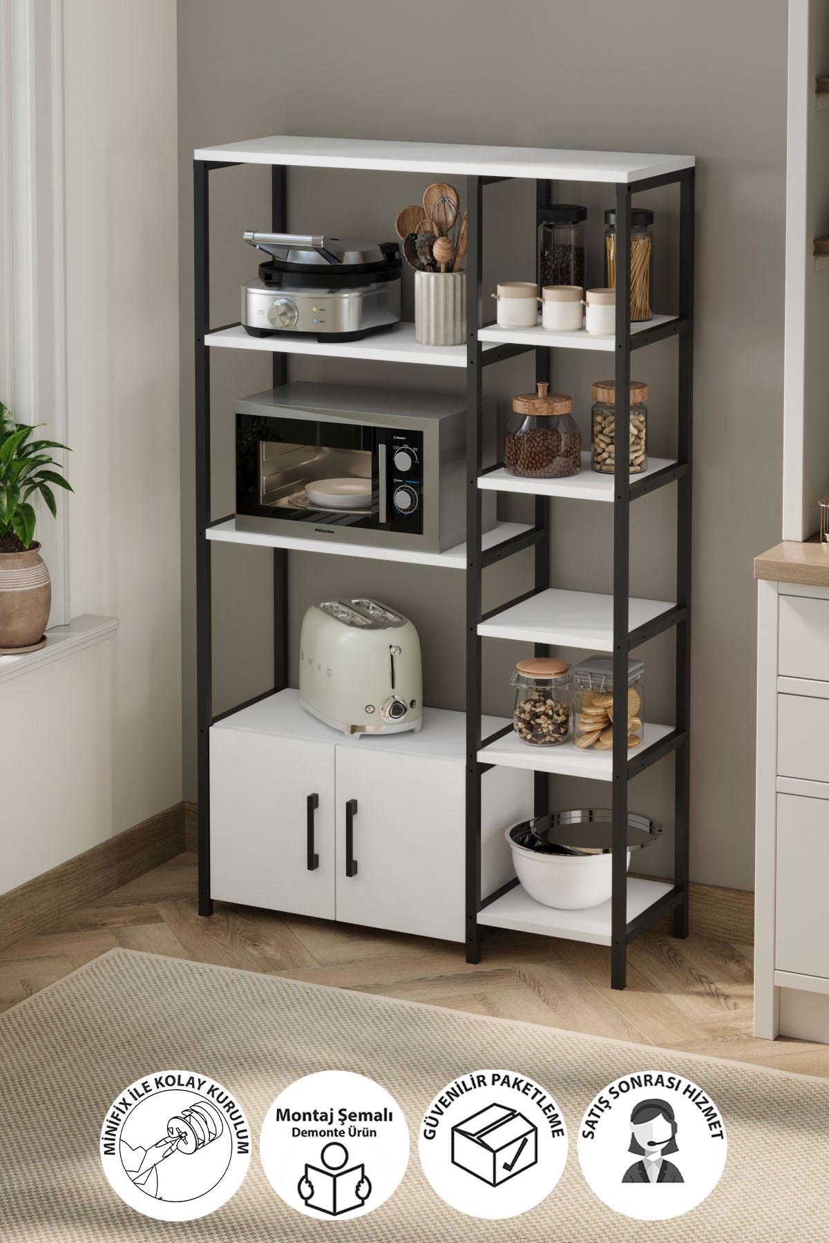 28-08-01 Brazil Kitchen Shelf WHITE