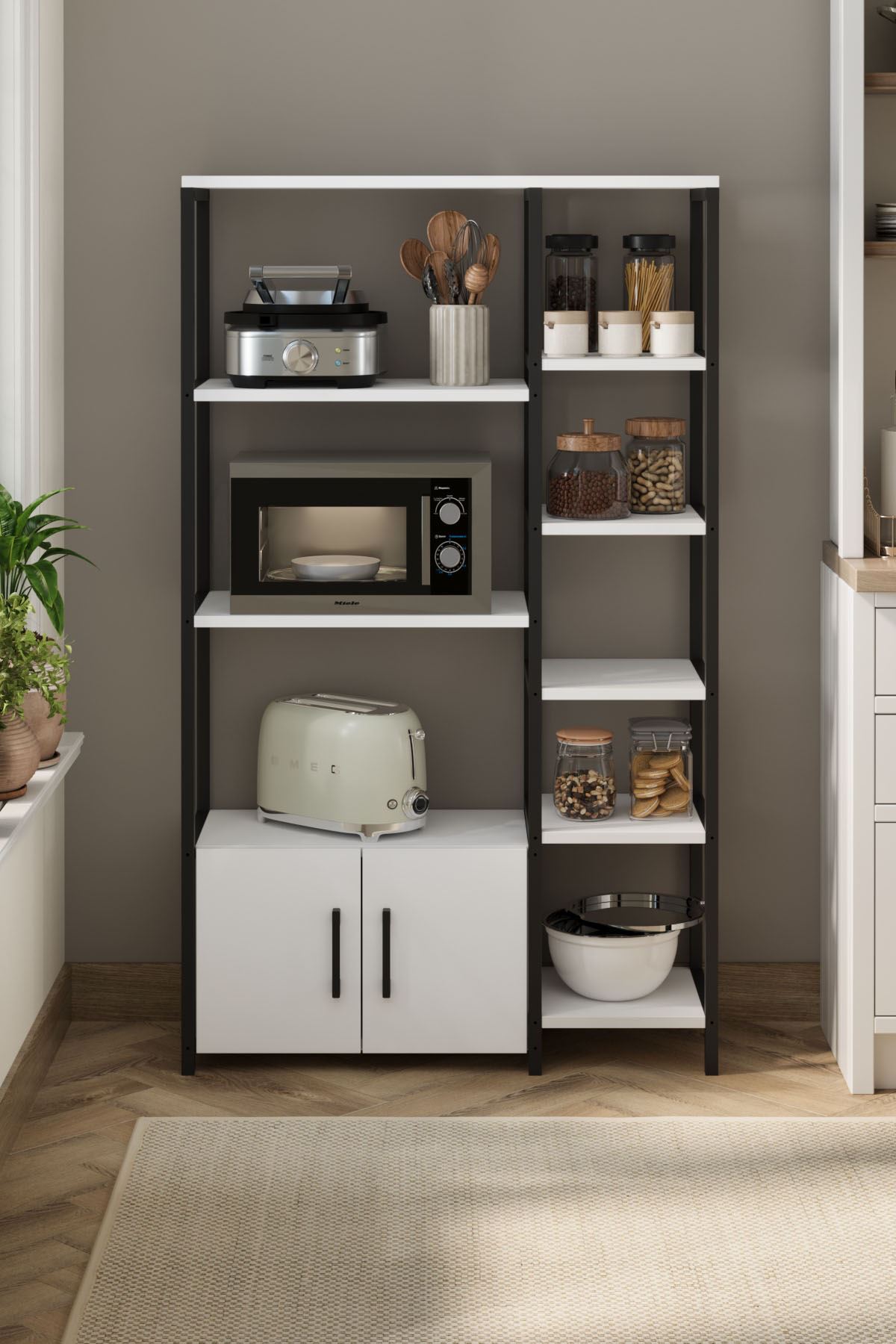 28-08-01 Brazil Kitchen Shelf WHITE