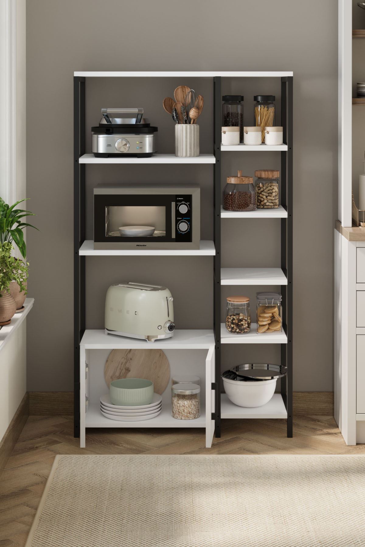 28-08-01 Brazil Kitchen Shelf WHITE