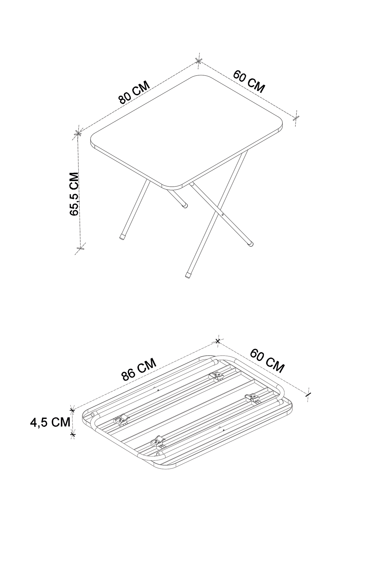34-19-06 Gardenflex Table - Black