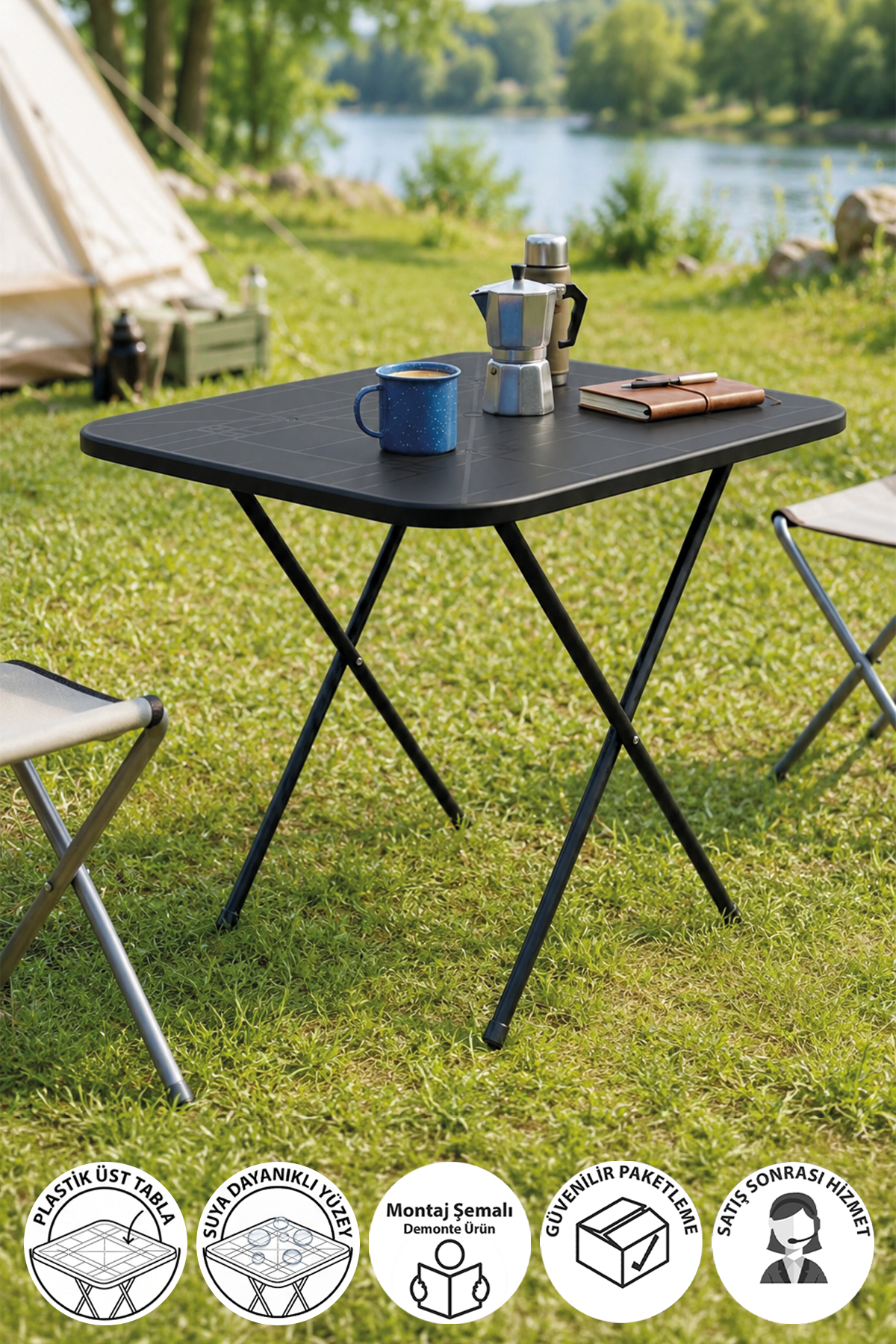 34-19-06 Gardenflex Table - Black