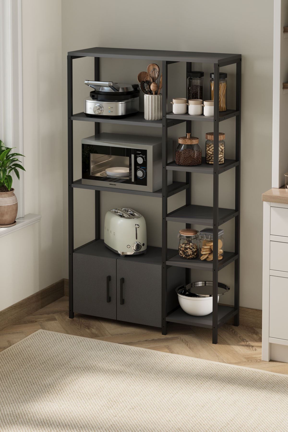 28-08-08 Brazil Kitchen Shelf ANTHRACITE